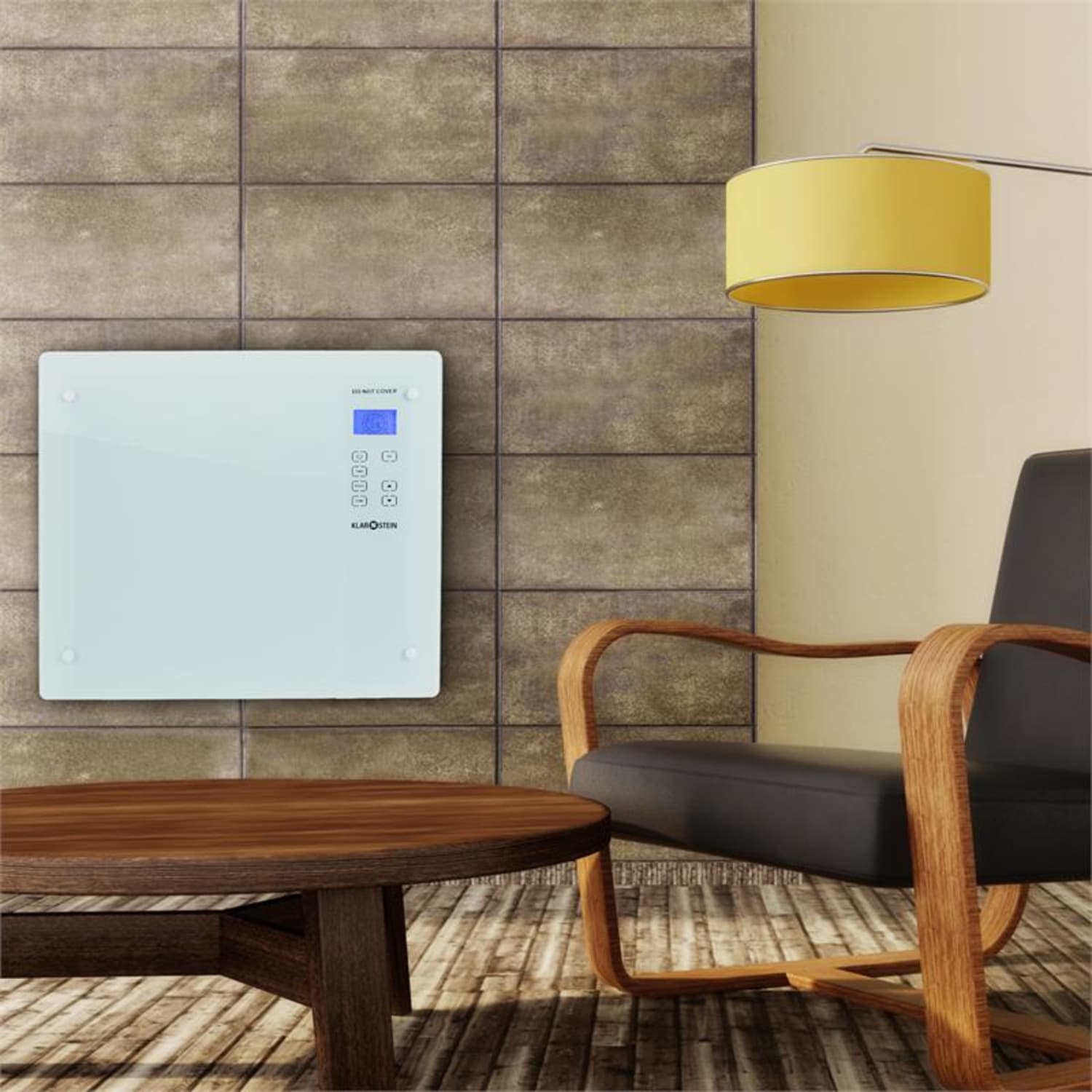 Klarstein HT006GL 1000 W convector sticlă / alb Alb