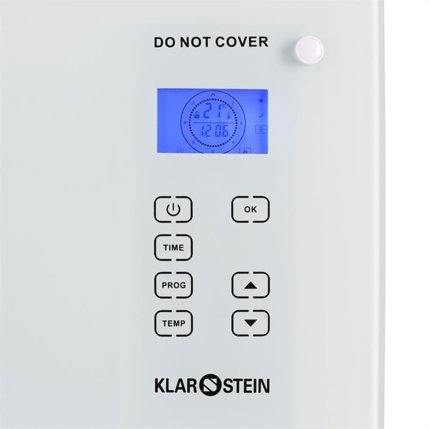 Klarstein HT006GL 1000 W convector sticlă / alb Alb