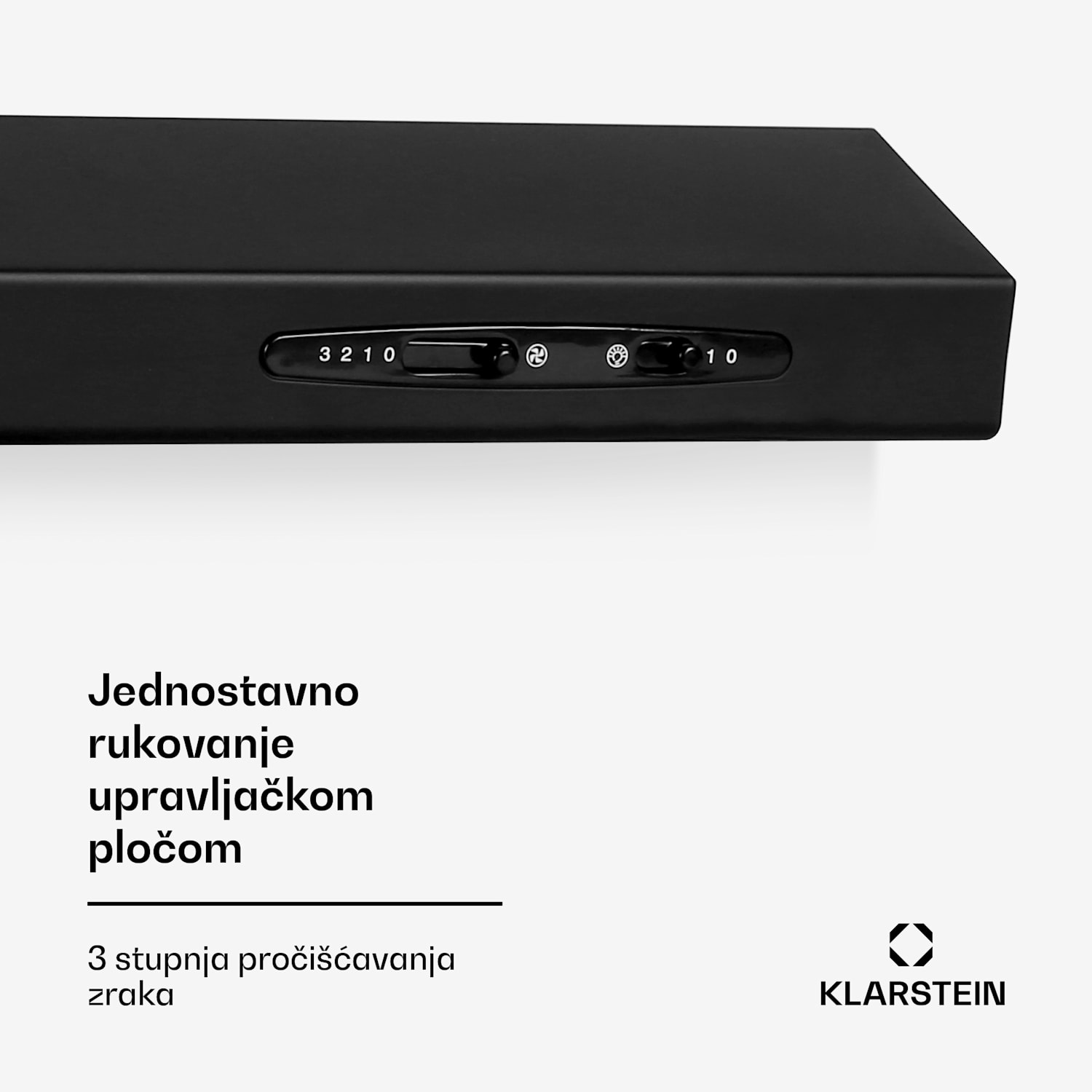 UW60BL Kuhinjska Napa 115W nehrđajući čelik - Crna 