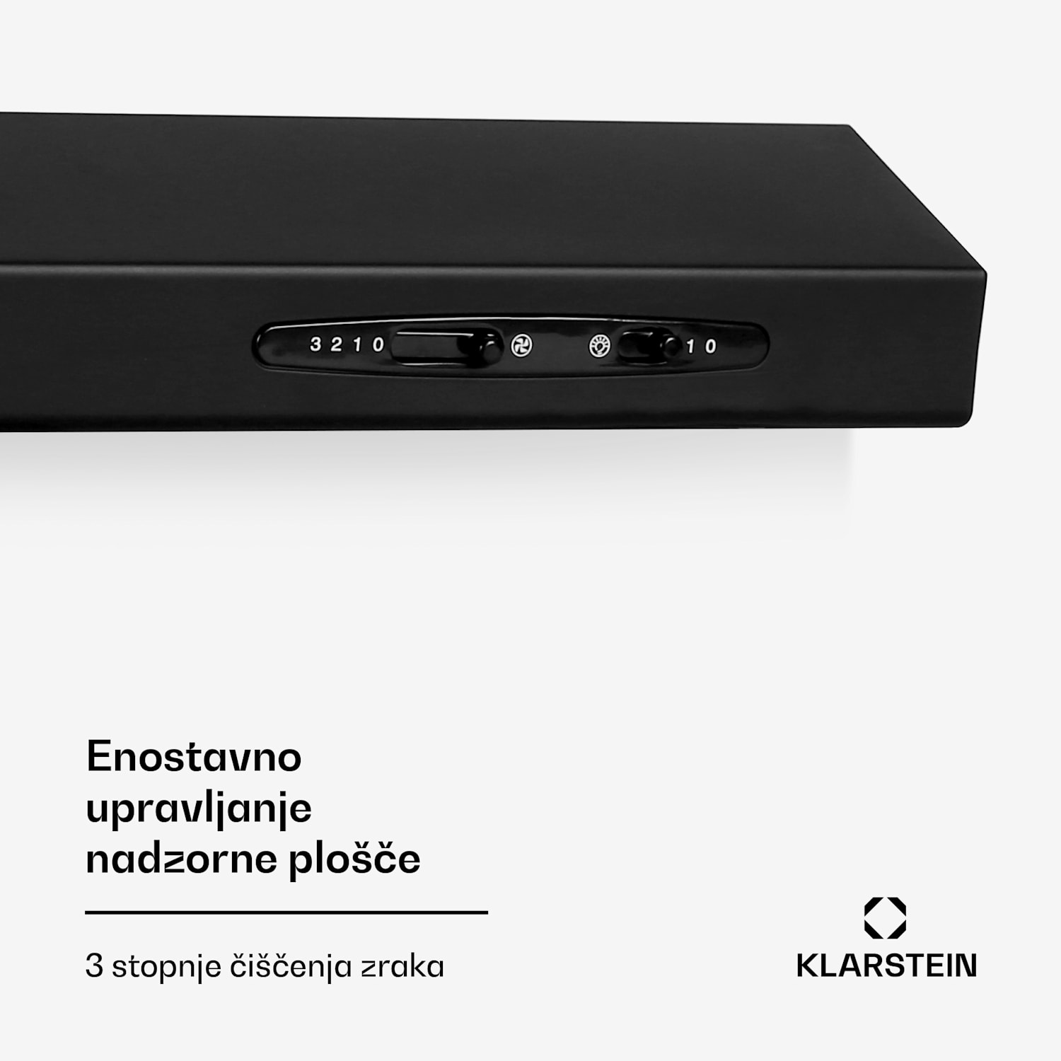 UW60BL Ekstraktorska napa za štedilnik 115 W Stainless jeklo, črn 