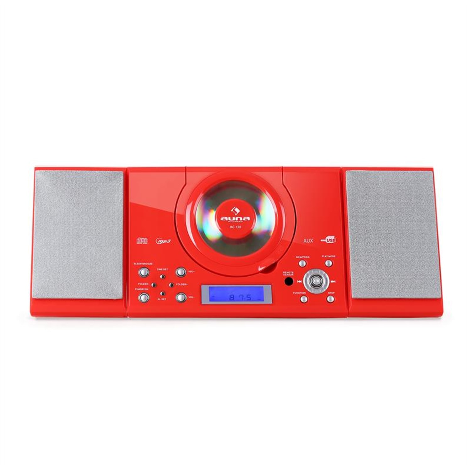MC-120 impianto stereo MP3-CD Rosso