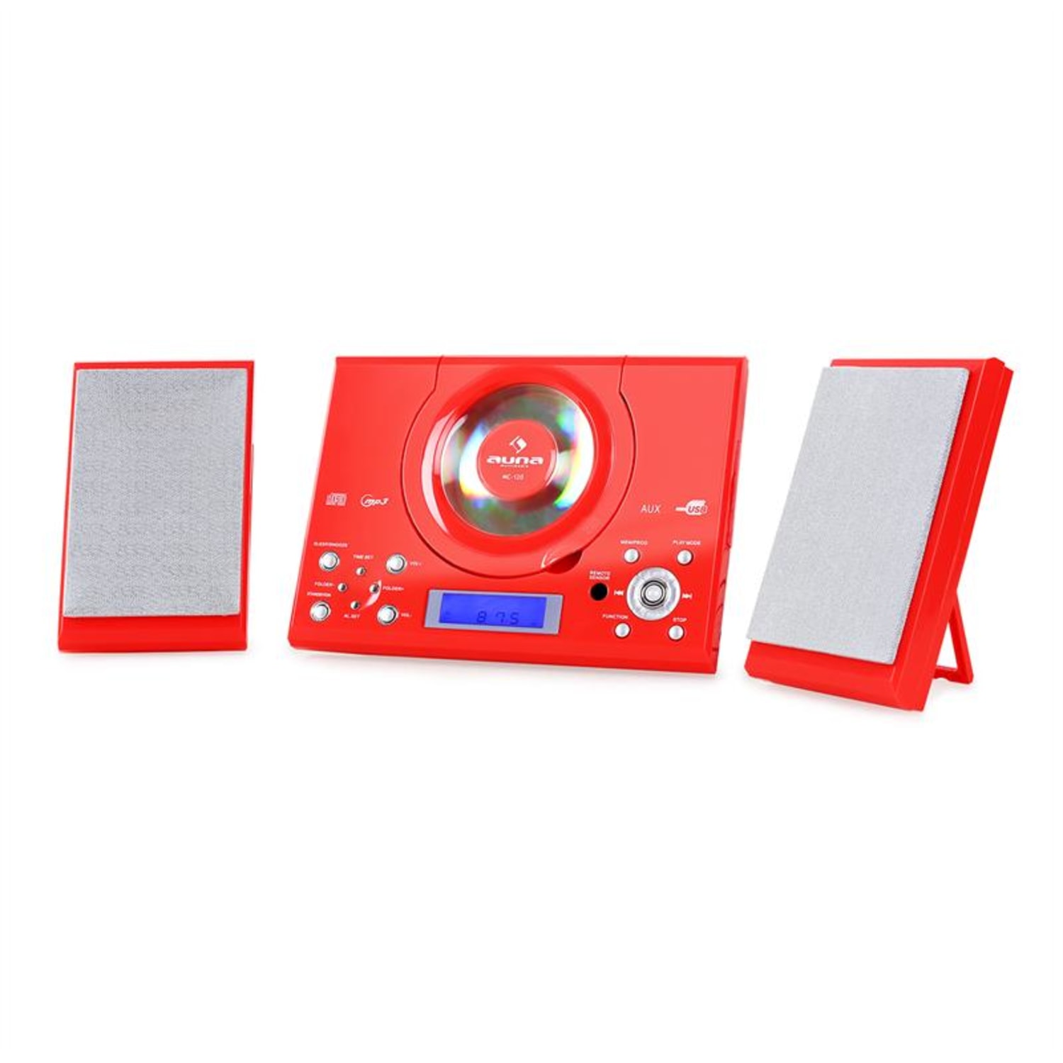 MC-120 impianto stereo MP3-CD Rosso