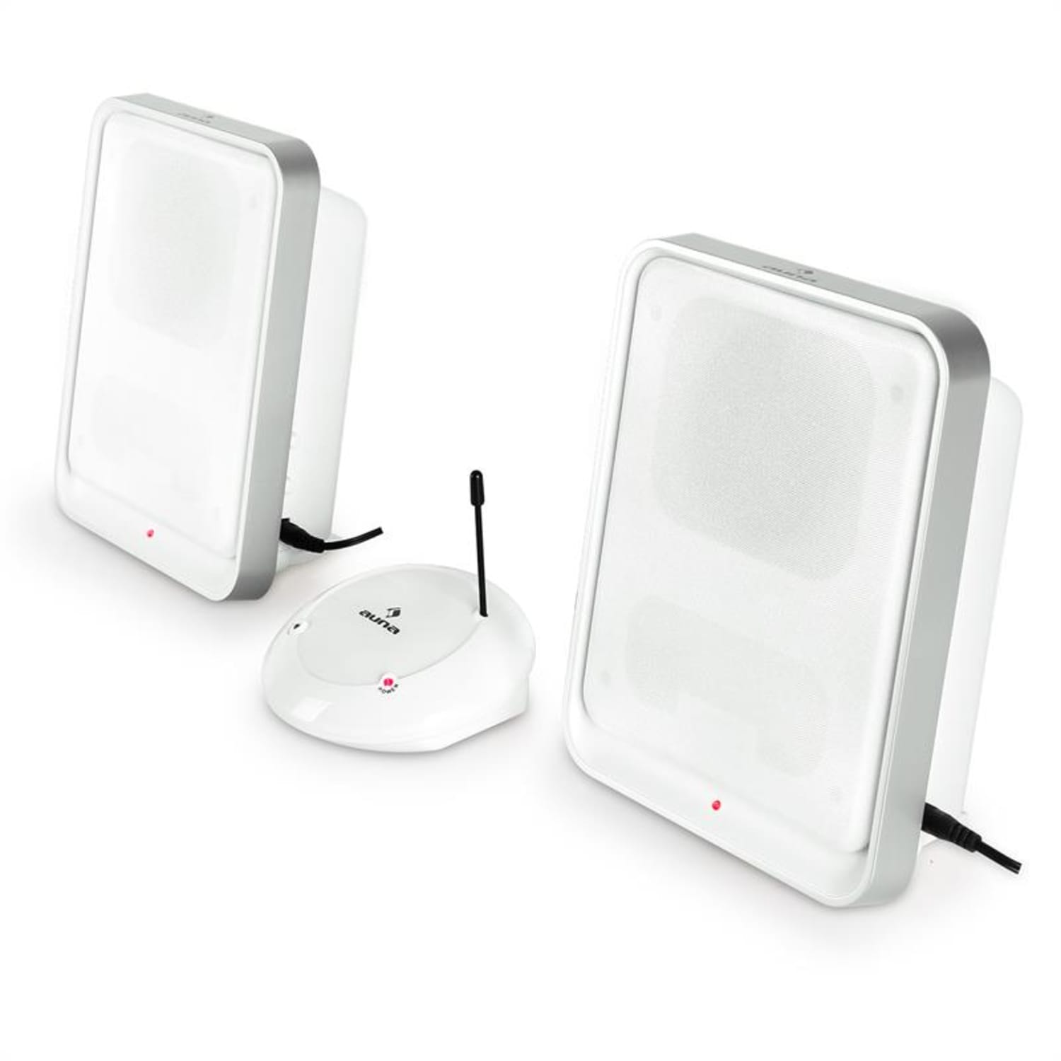 Loft Enceinte sans fil 2 canaux système UHF -blanc 