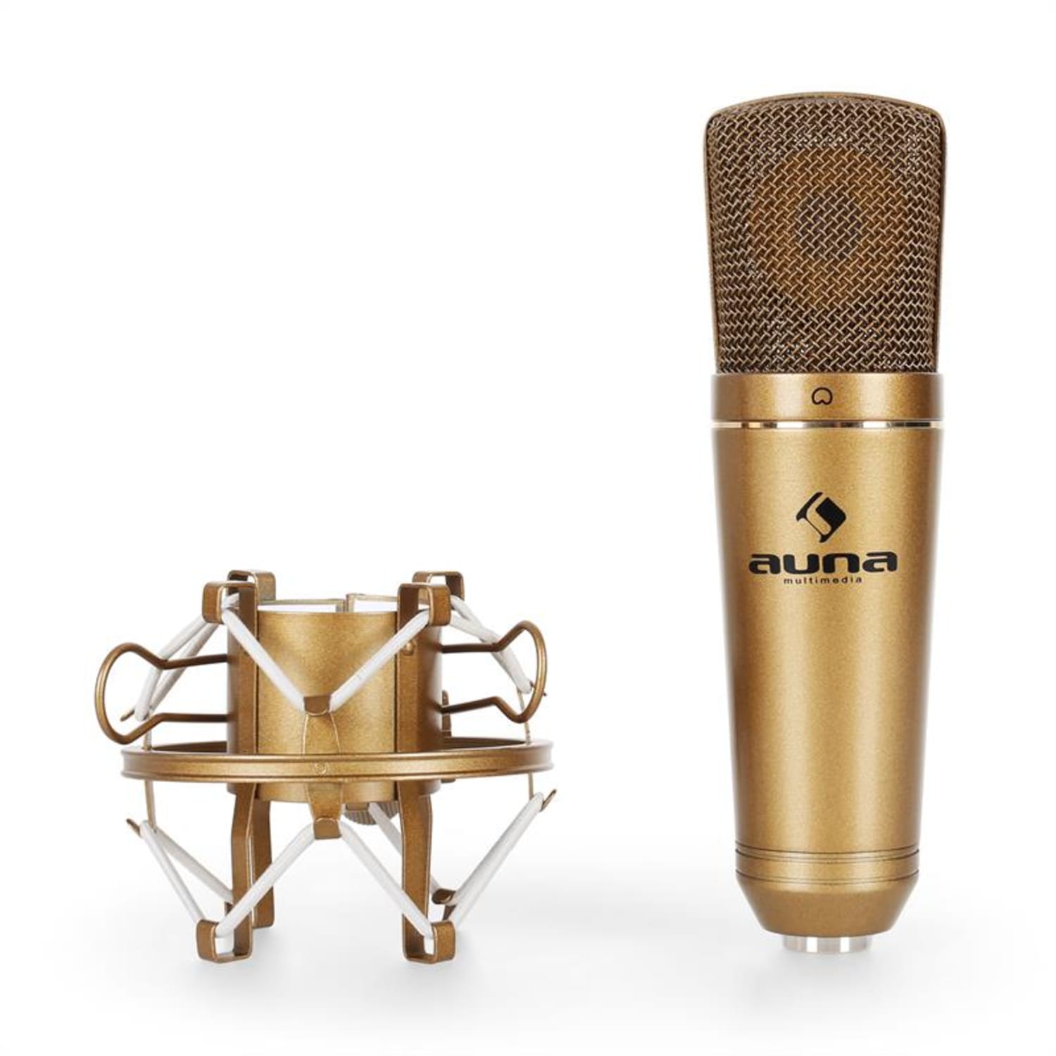 CM600 USB kondenzátorový mikrofón, bronzový, štúdiový 