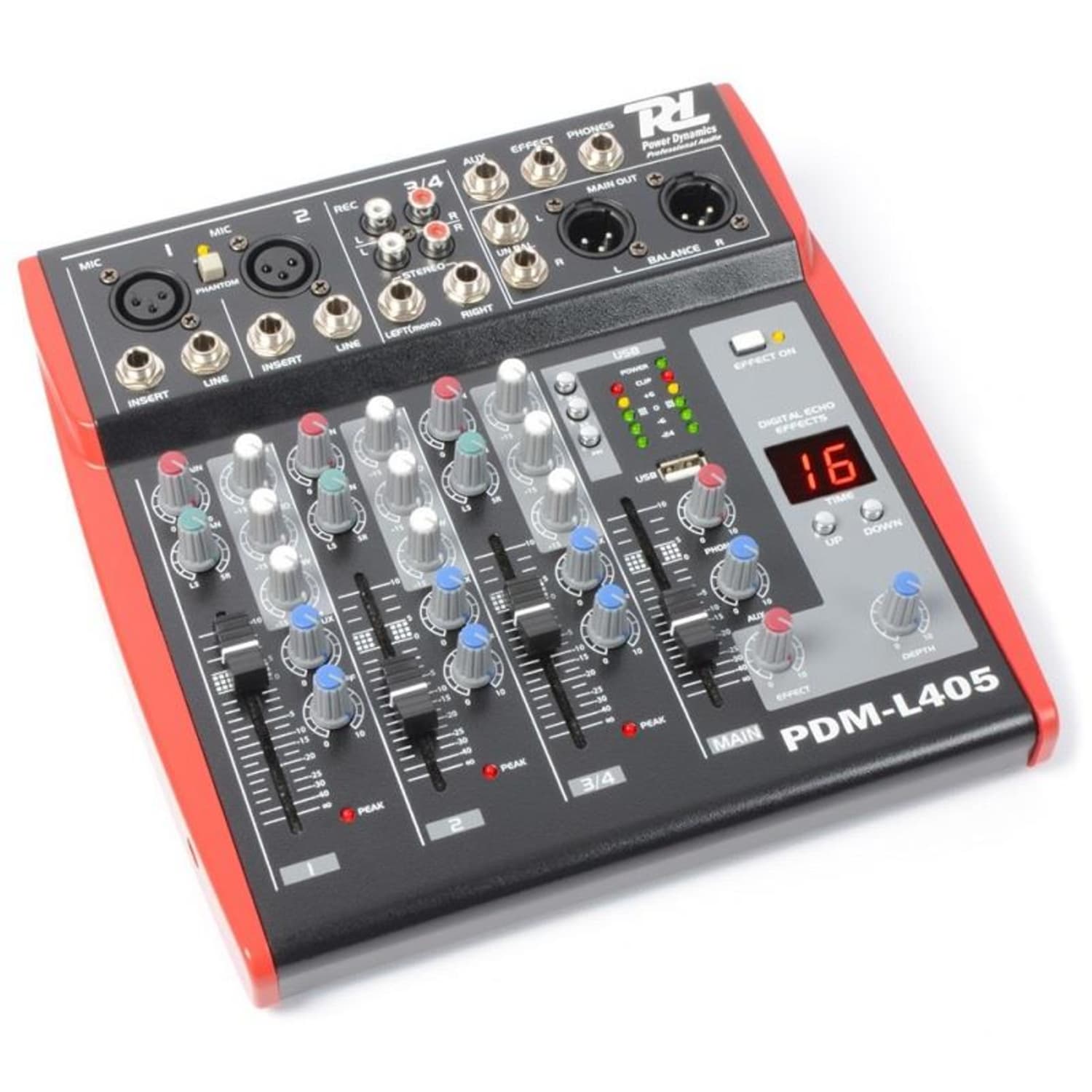 PDM-L405, +48 V USB AUX MIC, 4- KANALNA 