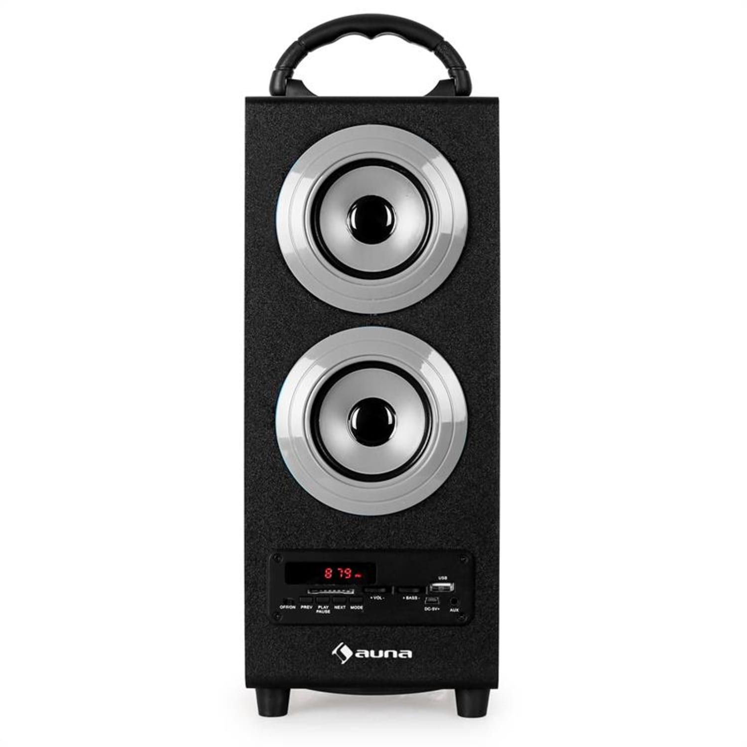 Beachboy 2.1 reproduktor, strieborný, USB, SD silver_grey | L