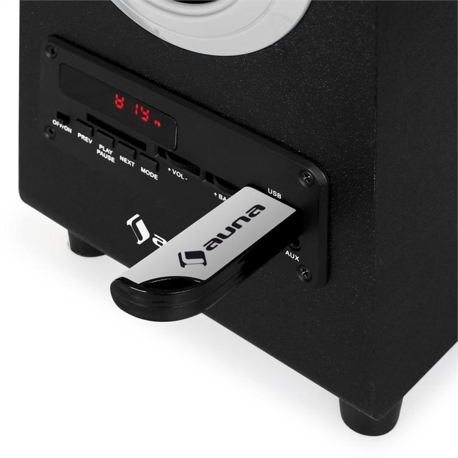 Beachboy 2.1 reproduktor, strieborný, USB, SD silver_grey | L