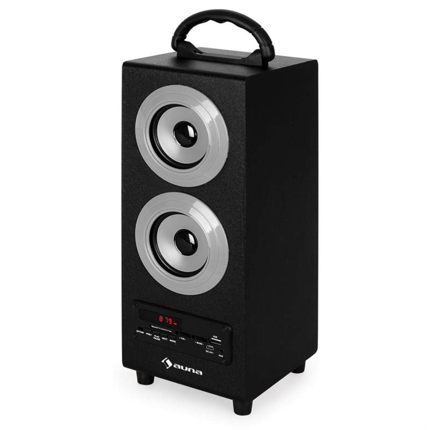 Beachboy 2.1 reproduktor, strieborný, USB, SD silver_grey | L