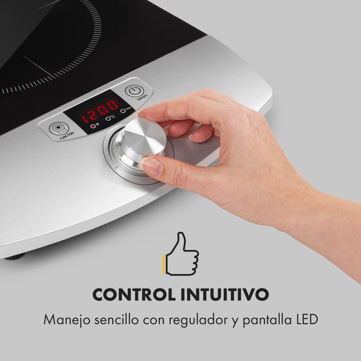 VariCook Single Placa de inducción 1800W 