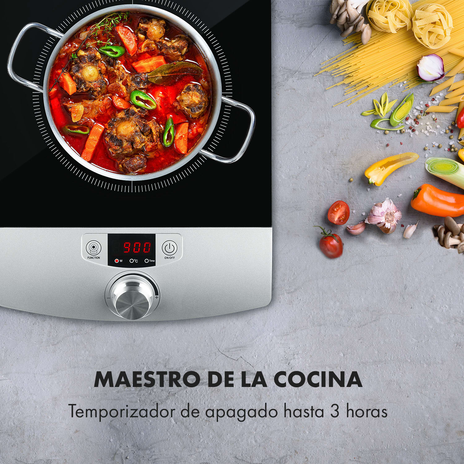 VariCook Single Placa de inducción 1800W 
