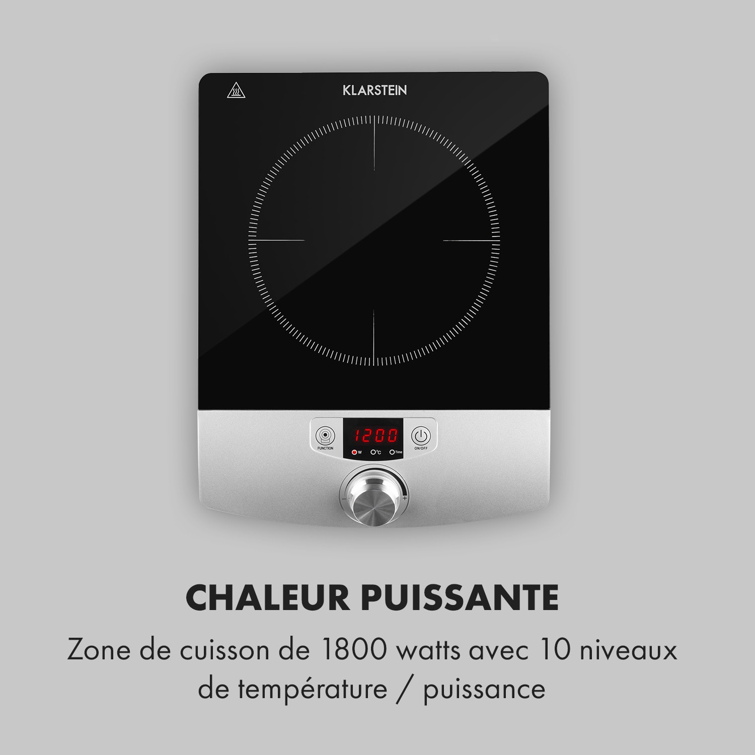 VariCook Single inductiekookplaat 1800W Timer 240° C 