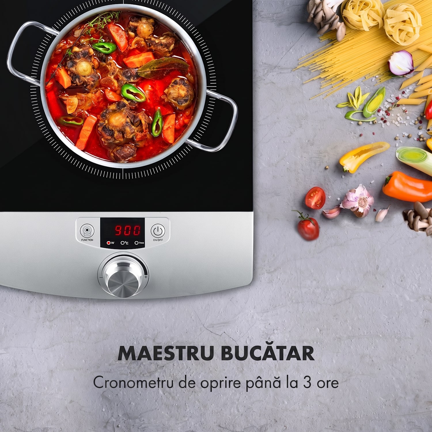 VariCook Single, 1800 W, plită cu inducție 