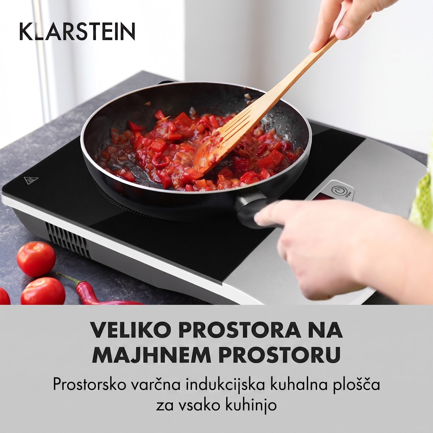 VariCook samostojna enojna indukcijska plošča, 1800 W 