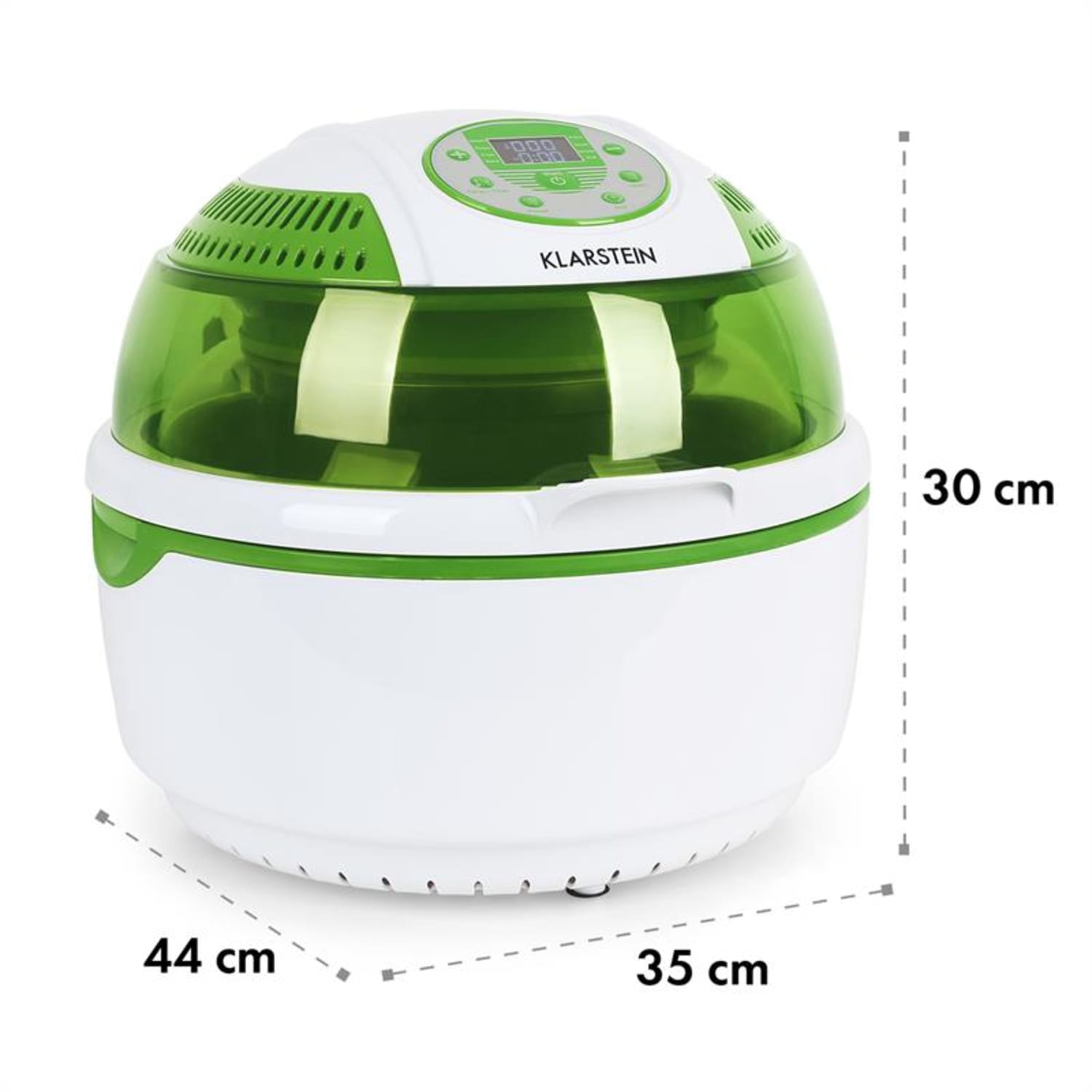 VitAir, frytkownica beztłuszczowa, 1400 W, 9 l, kolor biało-zielony Limonkowa Zieleń