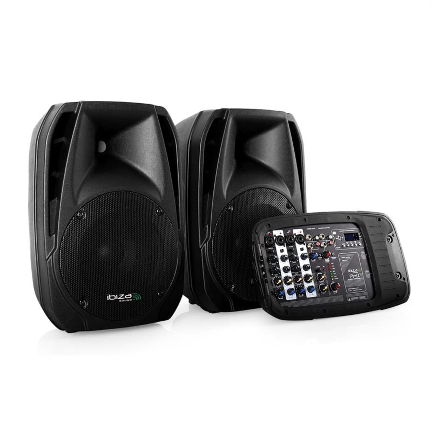 Combo210 PA hangfalpár, USB, SD, 300W RMS, AUX 