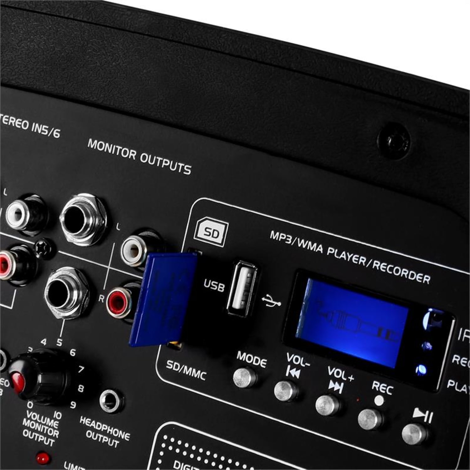 Combo210 PA hangfalpár, USB, SD, 300W RMS, AUX 
