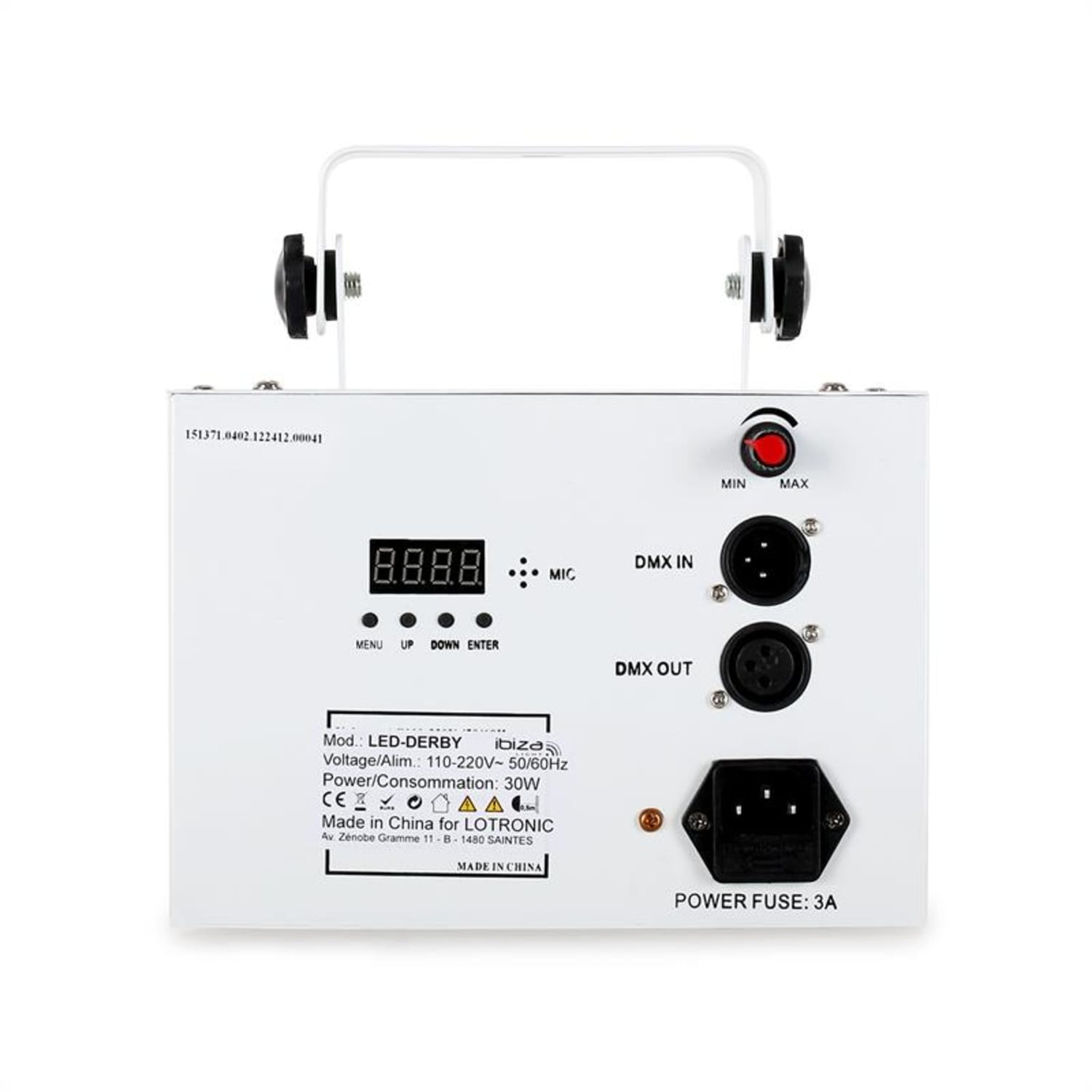 LED-DerbyEffet de lumières DMX RVBB 