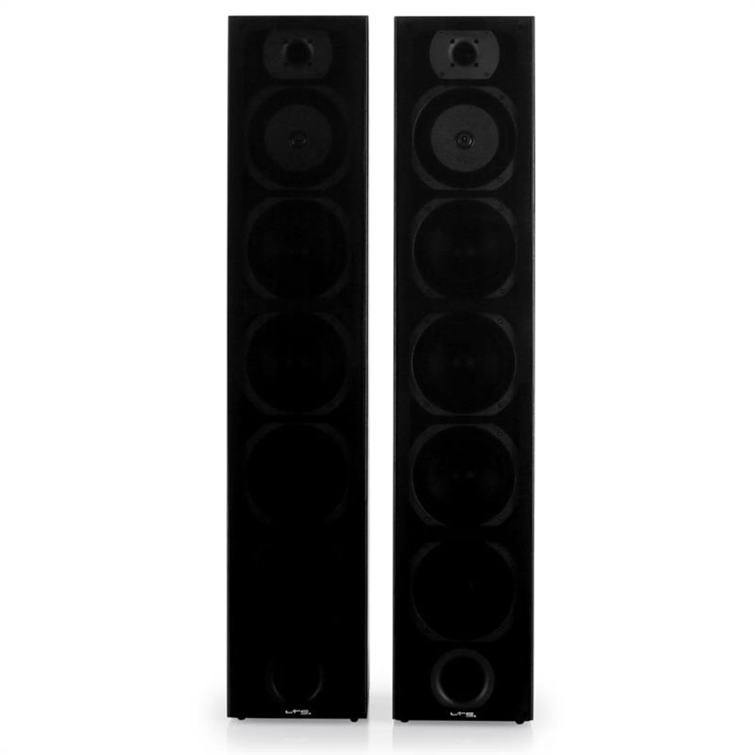 V7B Paire d'enceintes colonne 4 voies 16,5cm bassreflex Noir