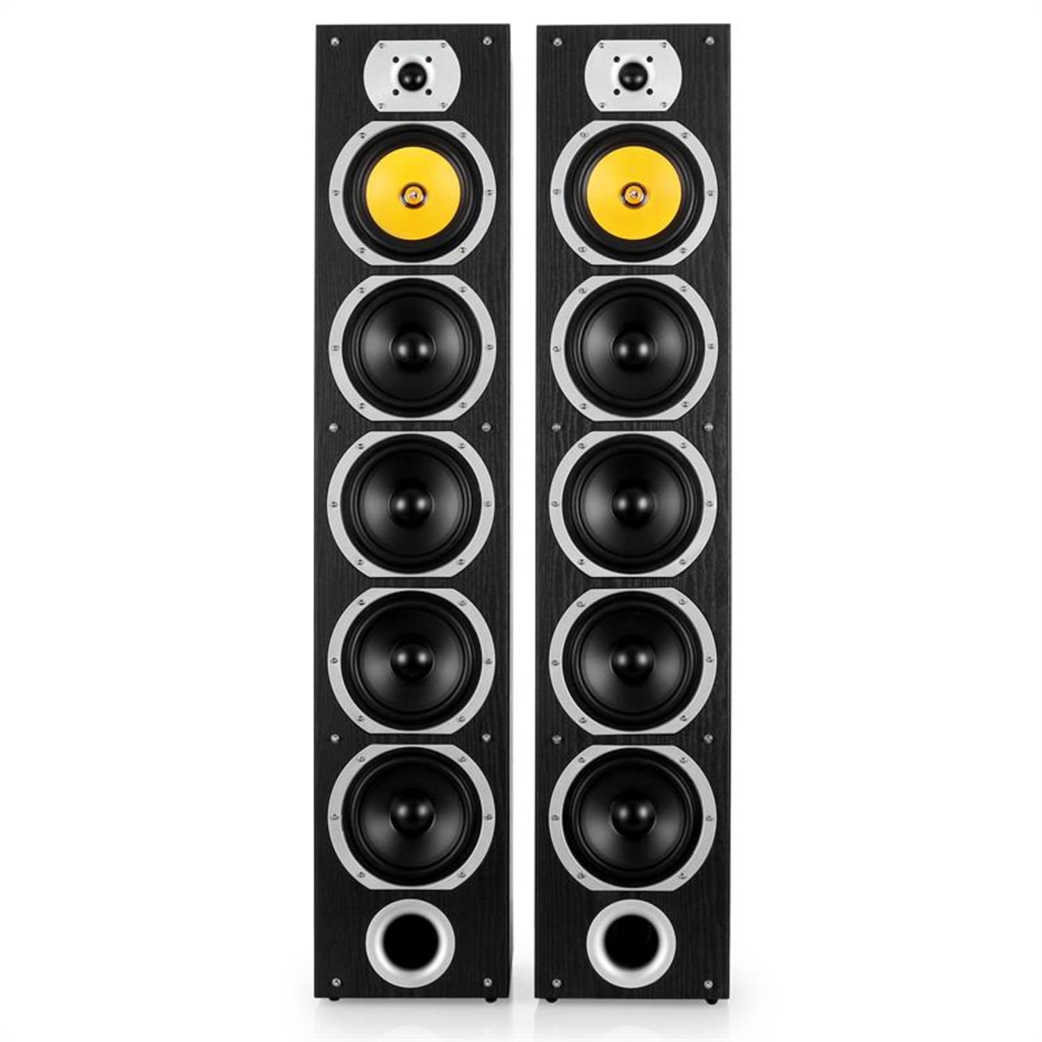 V7B četverosmjerni bass reflex samostojeći par zvučnika Crna