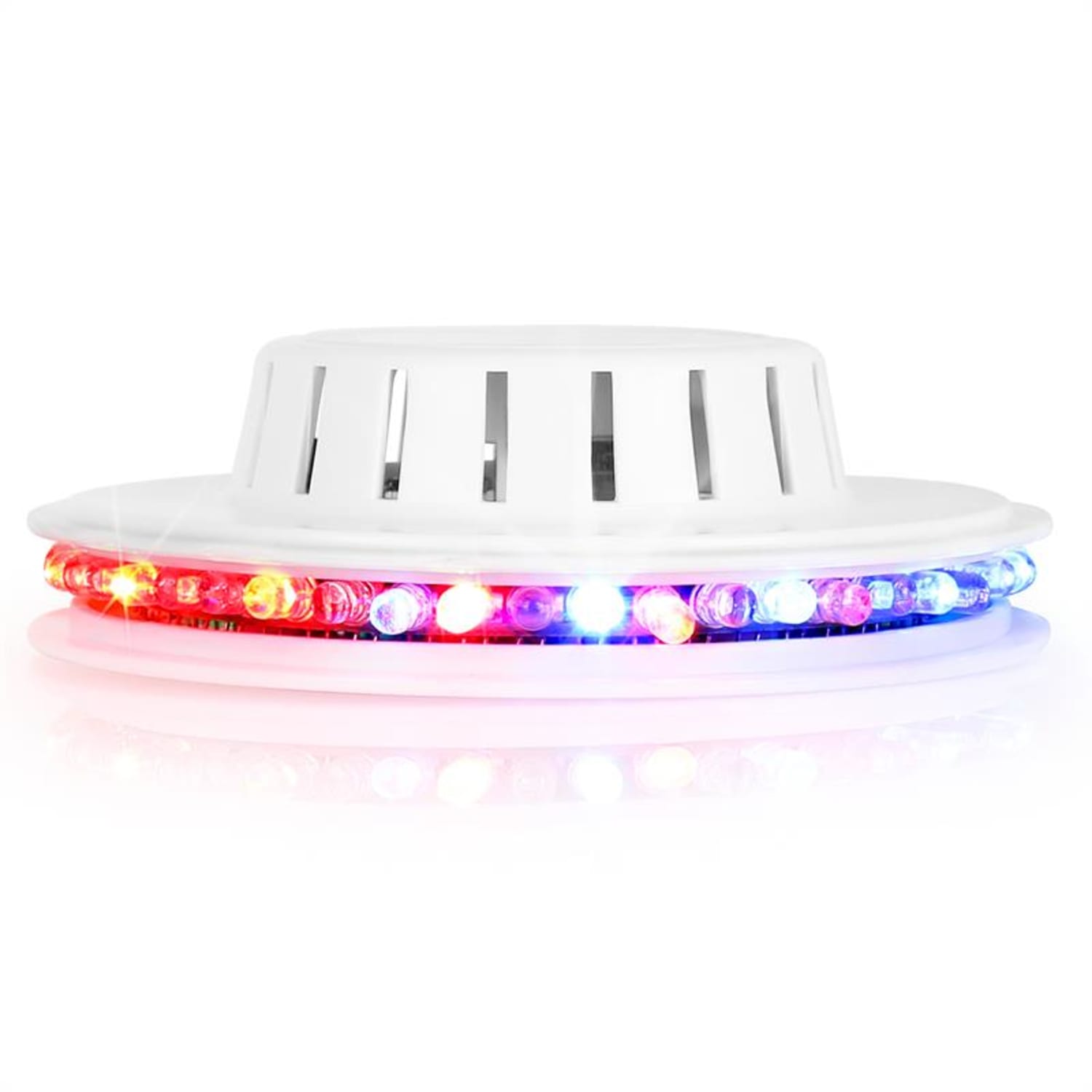 LED UFO Jeu de lumière avec micro RGB -blanc 
