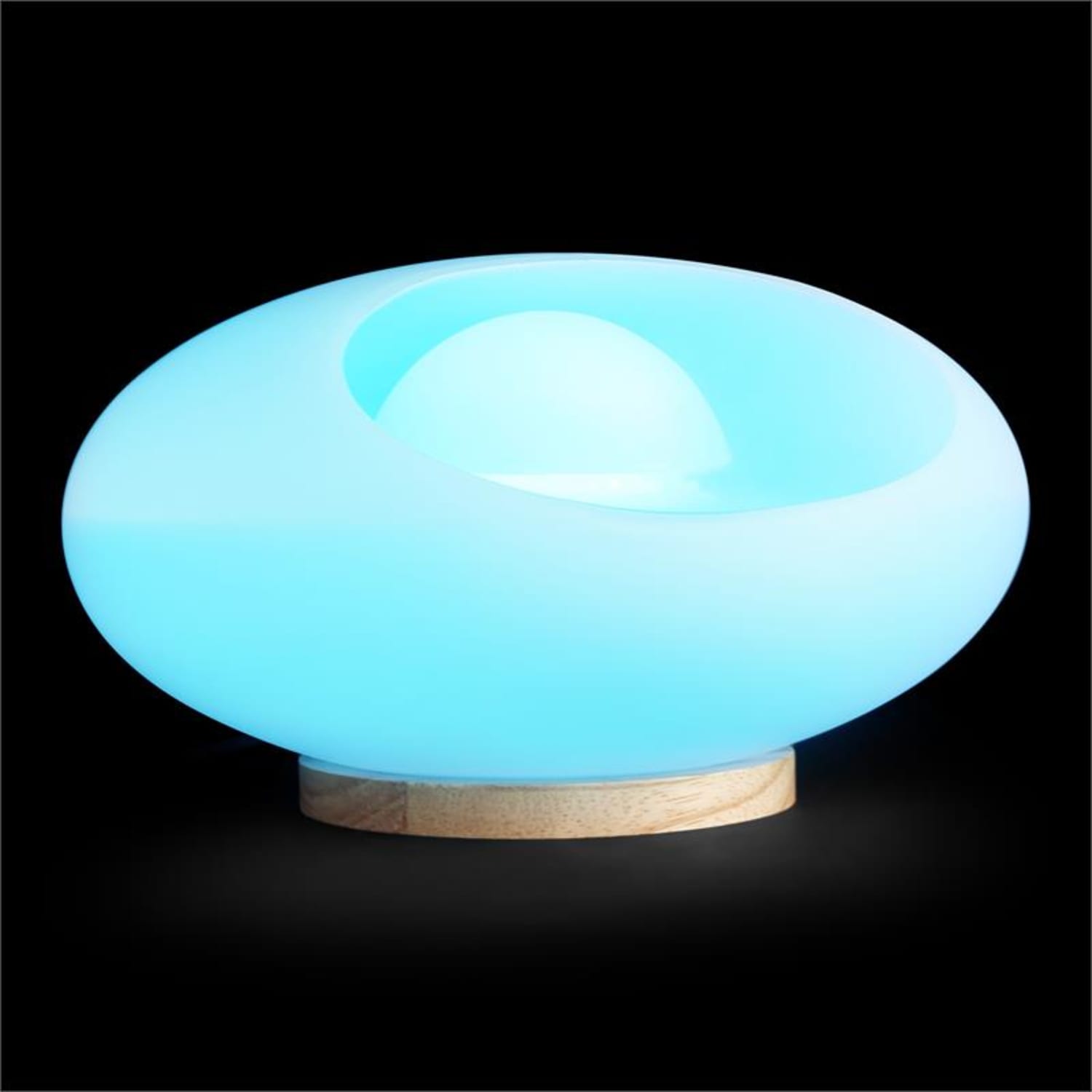 Humidificateur LED aroma therapie brun clair 