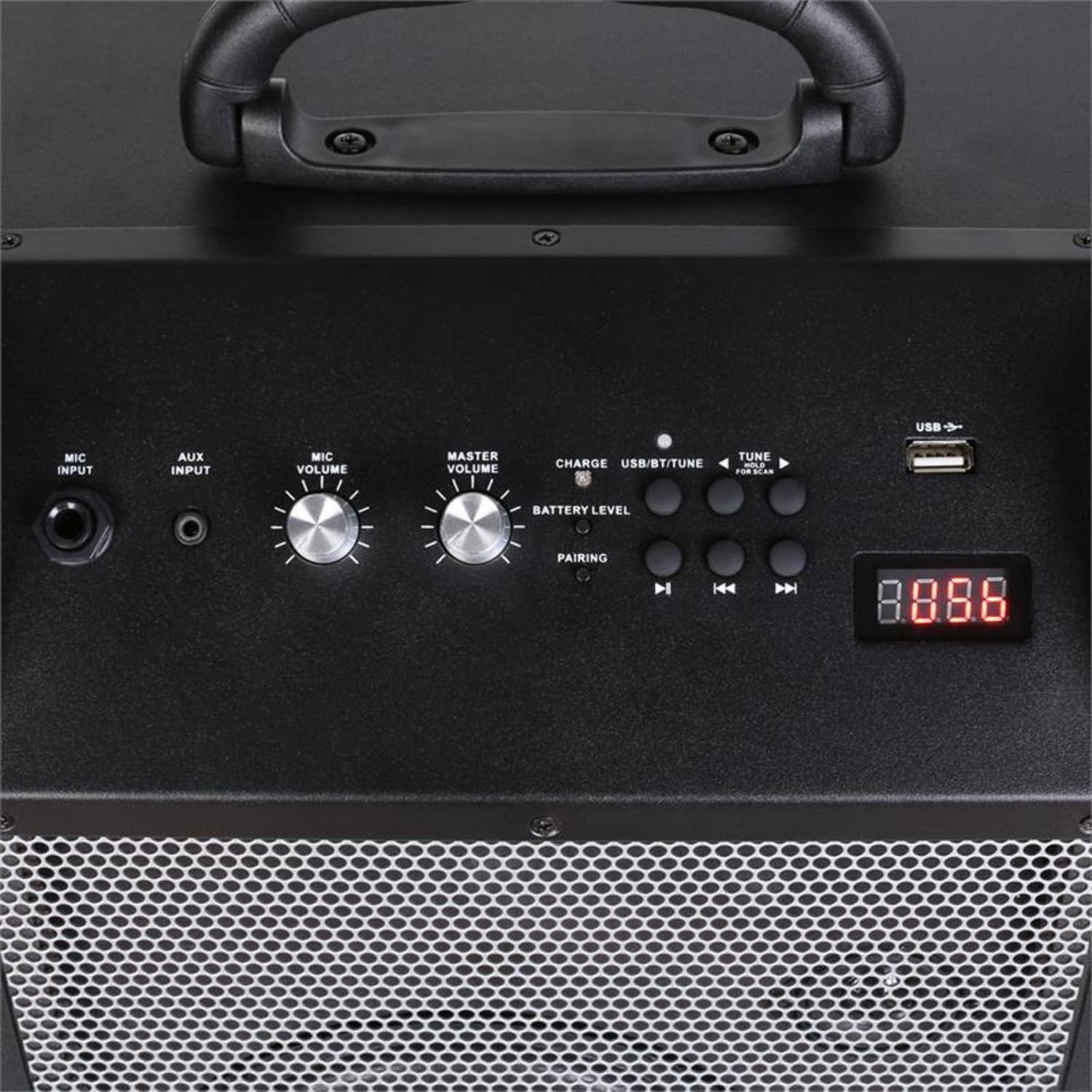 Blockstar, przenośny system PA, Bluetooth, USB, FM