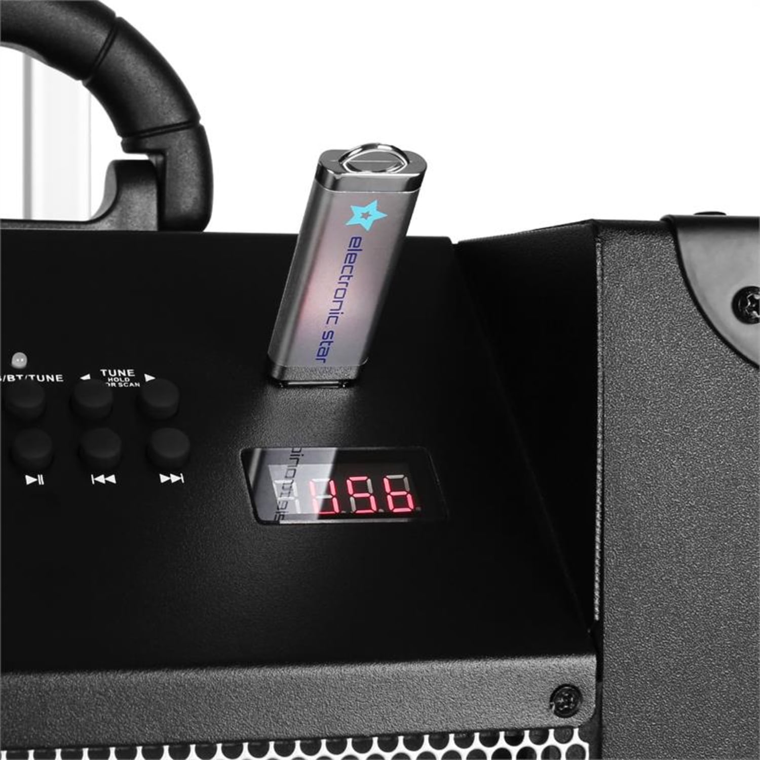 Blockstar, przenośny system PA, Bluetooth, USB, FM