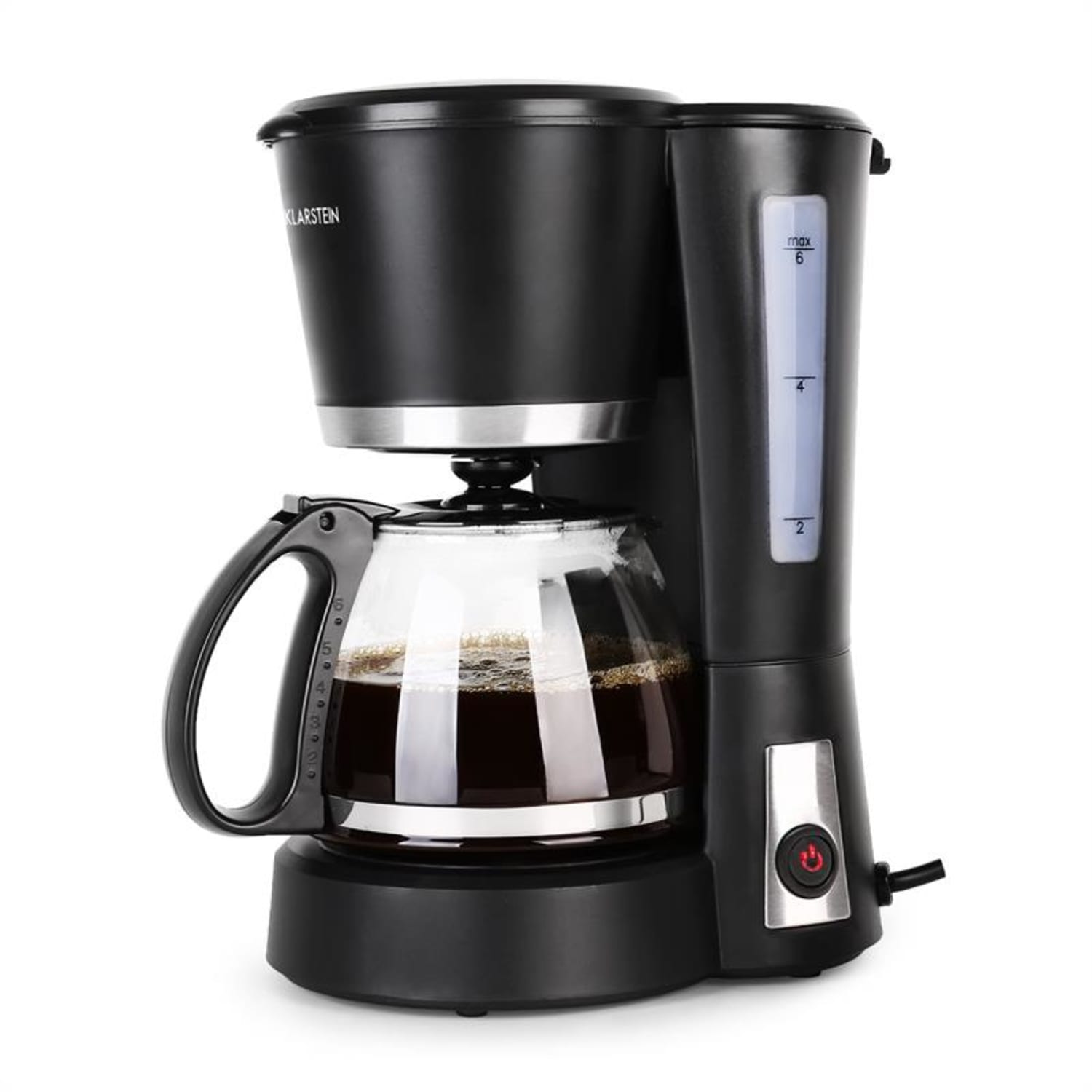 Klarstein Minibarista, 550 W, 0,6 l, kuhalnik za kavo, črn 