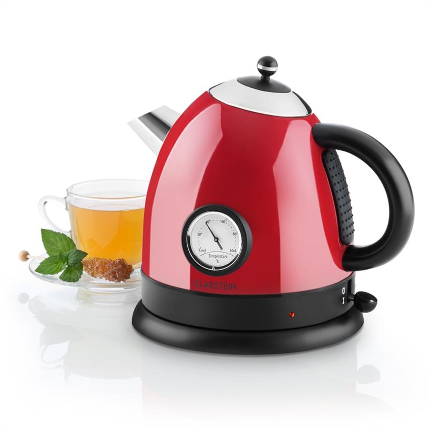 Aquavita waterkoker rood 1.5L 2200W 
