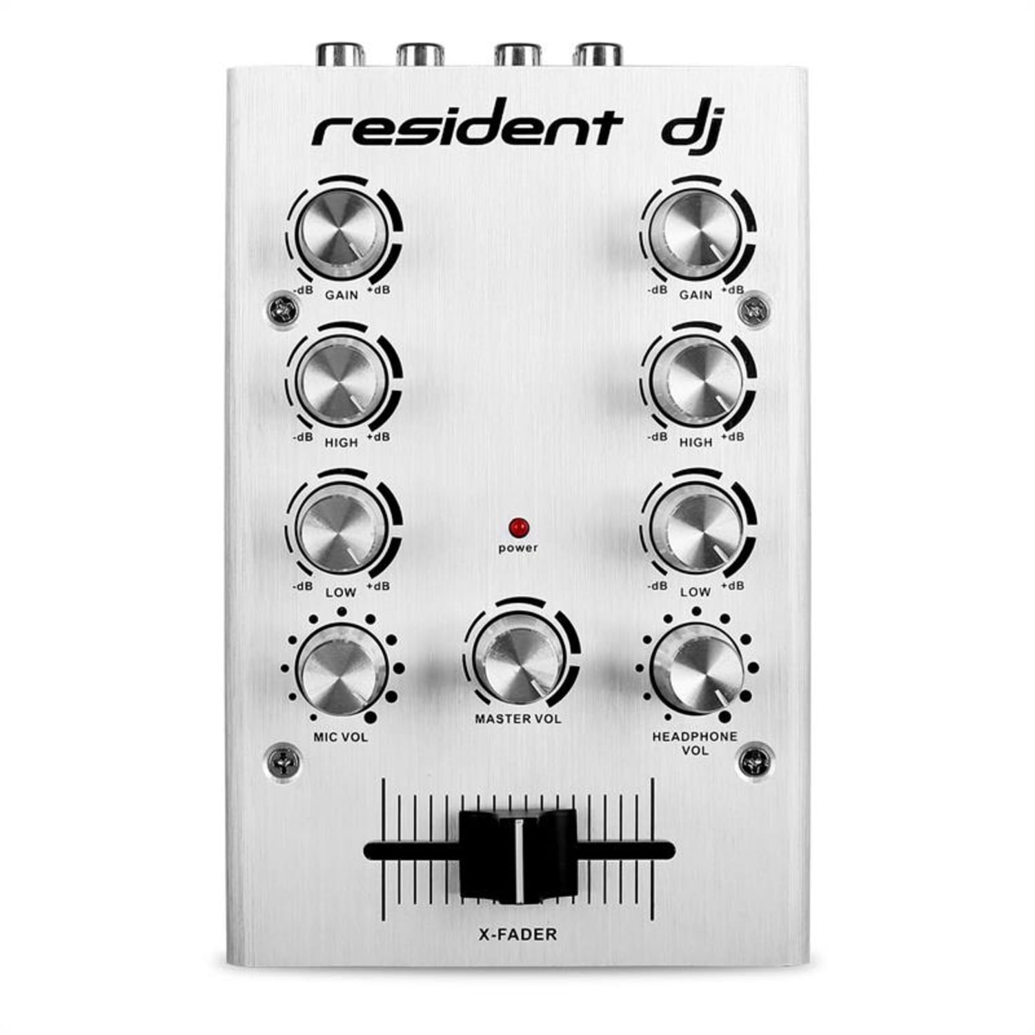 DJ pikknikk Mixer DJ 2 canaux -argent 