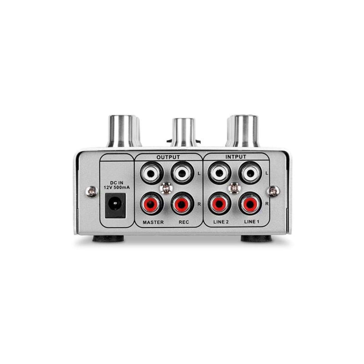 DJ pikknikk Mixer DJ 2 canaux -argent 