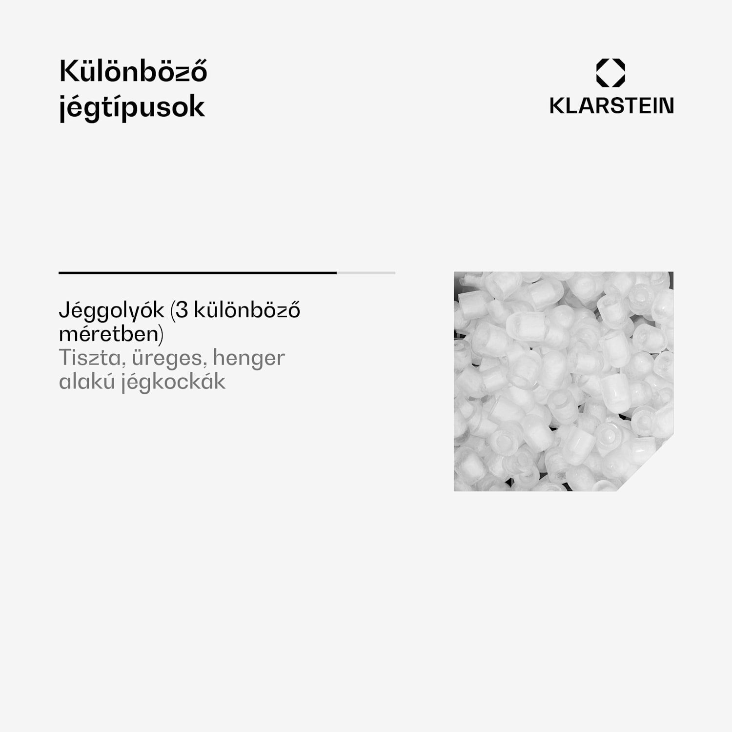 Mr. Black-Frost, jégkocka készítő, 150 W, jégkockagyártó Fehér