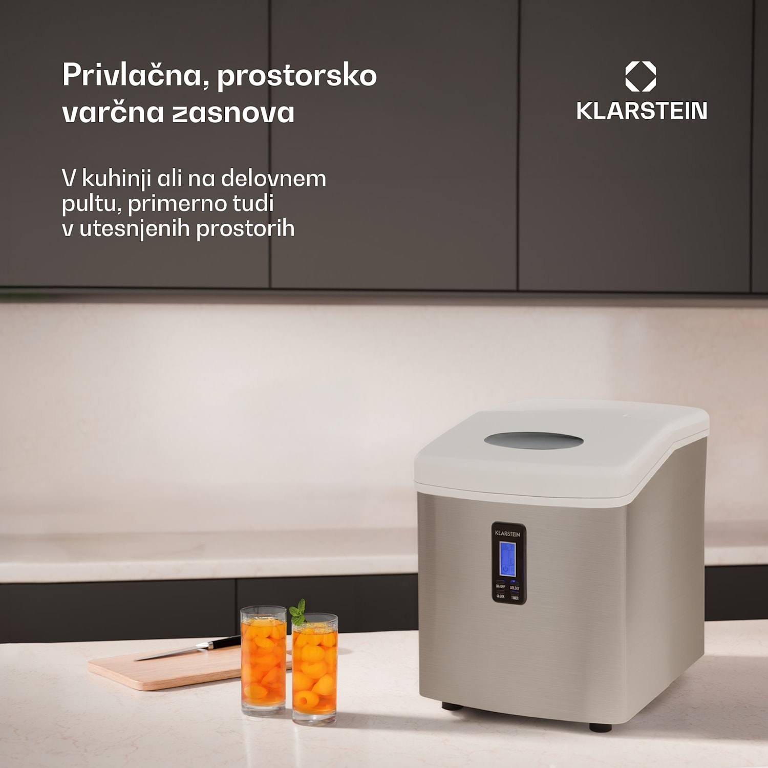 Mr. Silver Frost Naprava za Led 150W Nerjaveče jeklo Bela