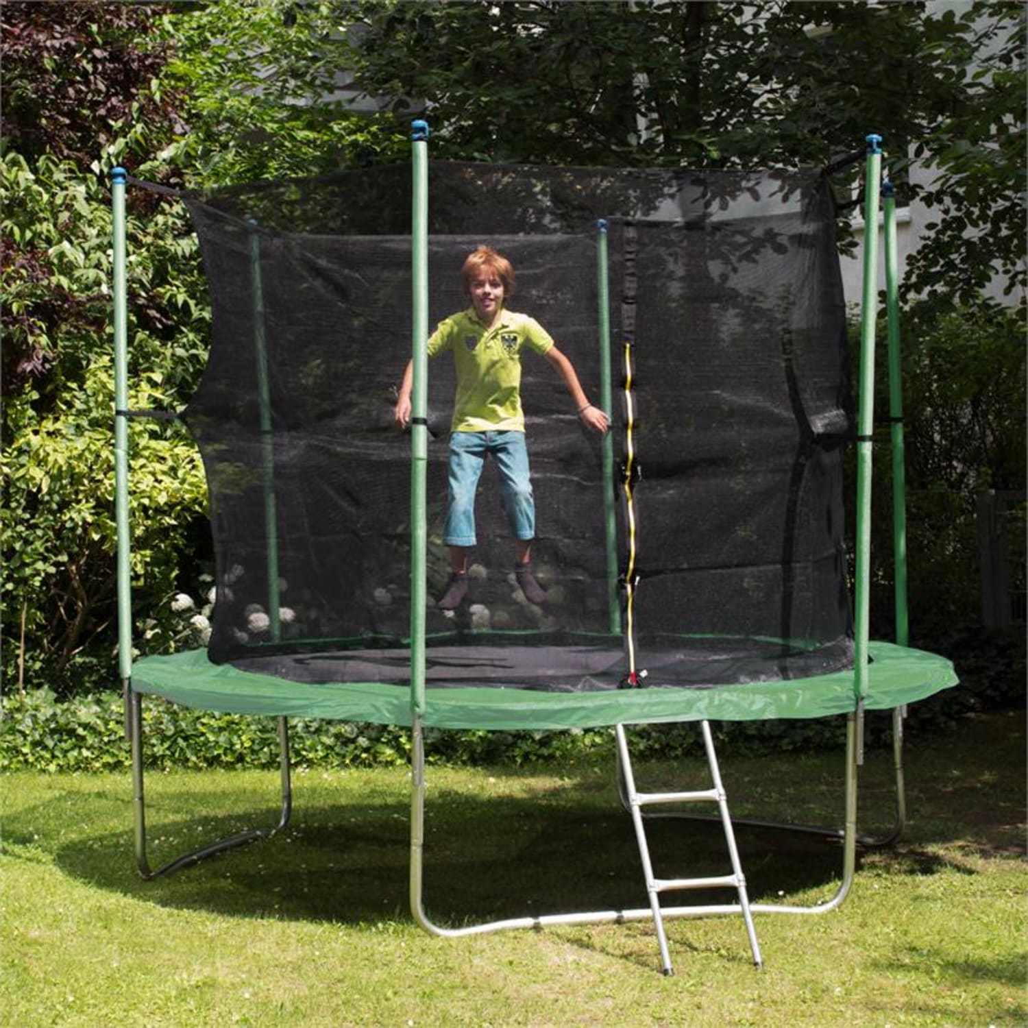 Rocketgirl XXL, 305-cm trampolin, zeleni 305 cm | Zelena