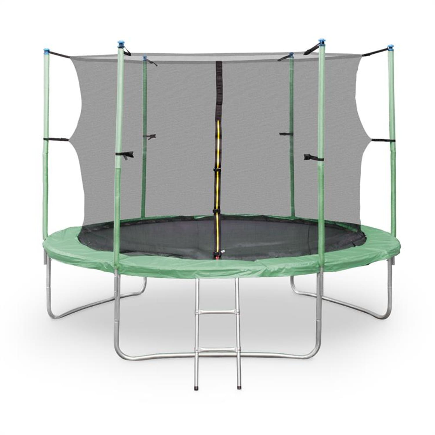 Rocketgirl XXXL, 400-cm trampolin, varnostna mreža 400 cm | Zelena