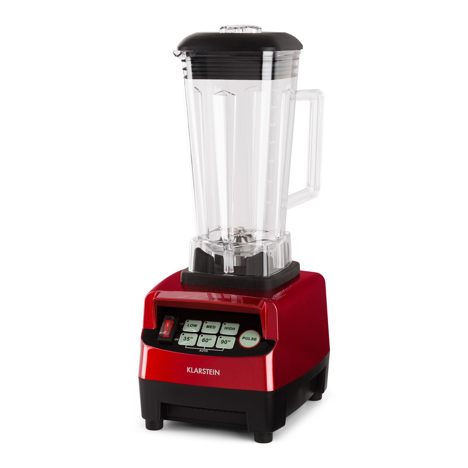 Herakles 5G, mixer, 1500 W, 2 HP, 40 000 fordulat/perc, BPA nélkül, 2 l, piros Piros