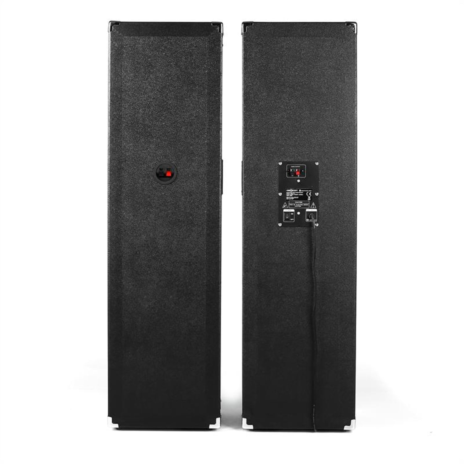 BSX-238A PA boxe USB microSD AUX MIC 200W negru 2x 30 cm (12")