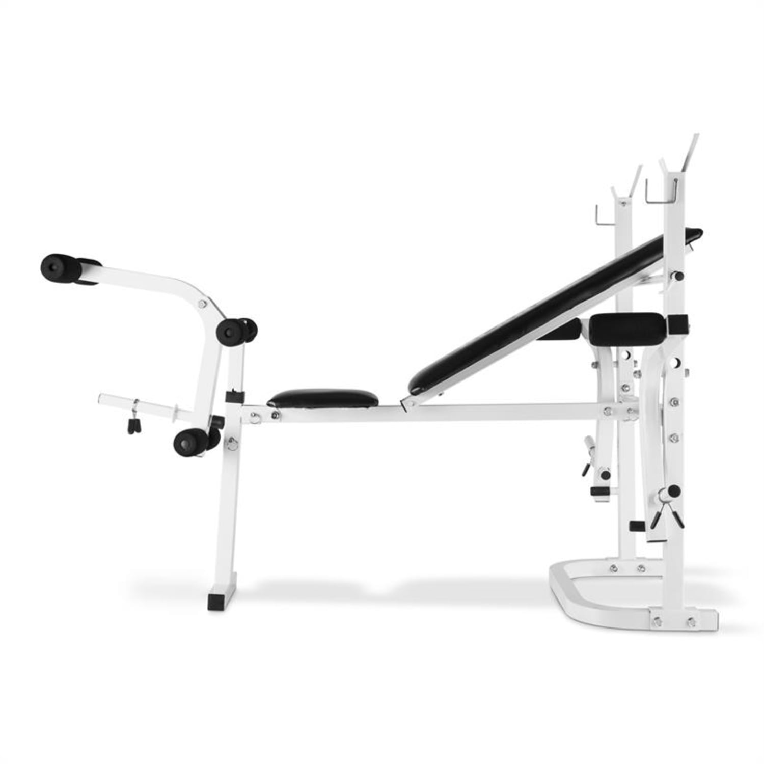 Klarfit HB3BC, edzőállomás, pad, kezek és lábak erősítése, elrakható felület, fehér 