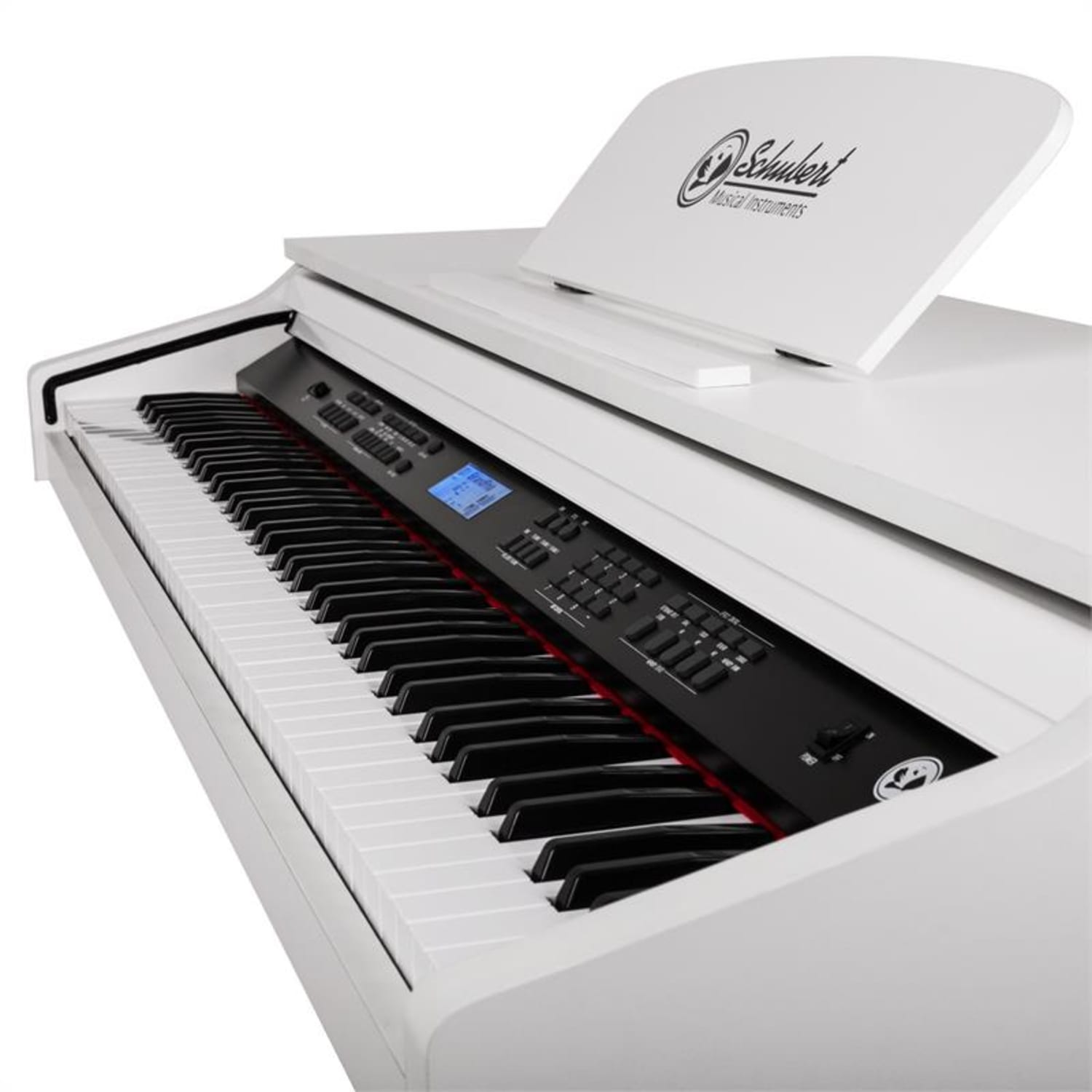 Subi88P2, 88 klávesový elektronický klavír, bílý, MIDI Bílá