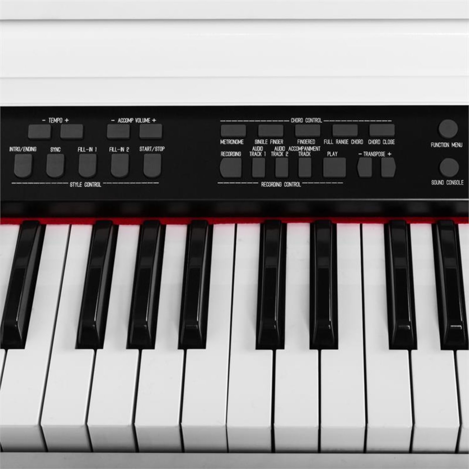 Subi88P2, 88 klávesový elektronický klavír, bílý, MIDI Bílá