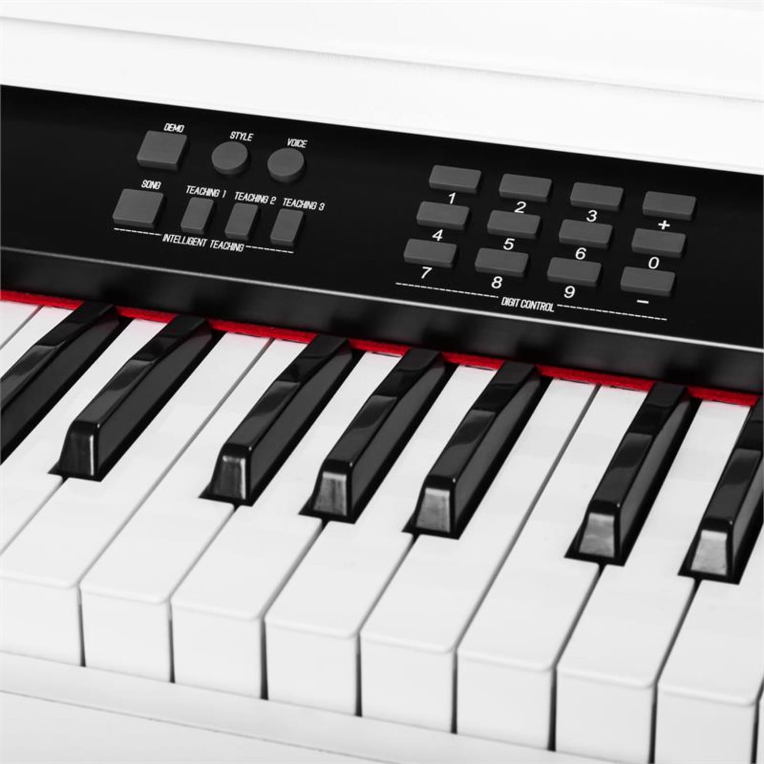 Subi88P2, 88 klávesový elektronický klavír, bílý, MIDI Bílá