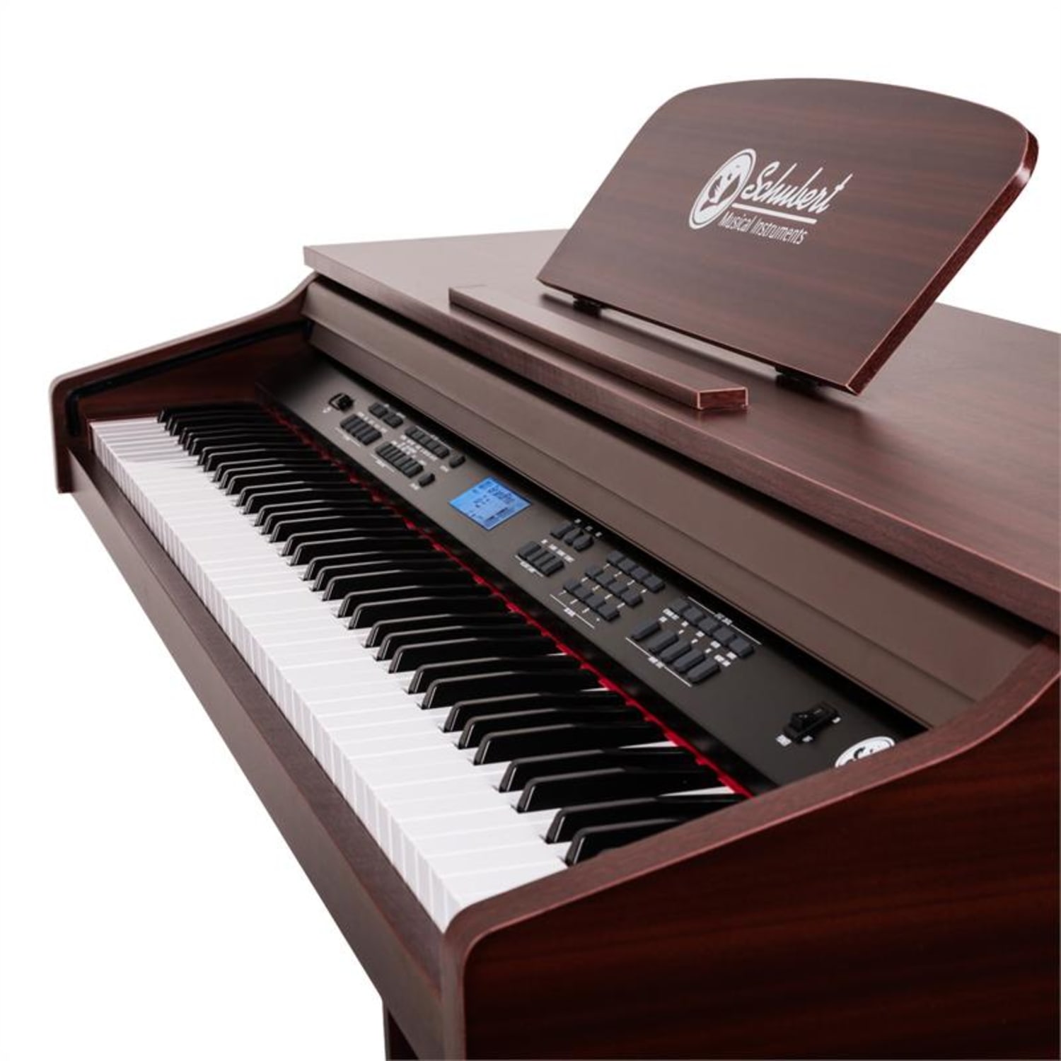 Subi88P2, 88 kláves, e-piano, hnědé Hnědá