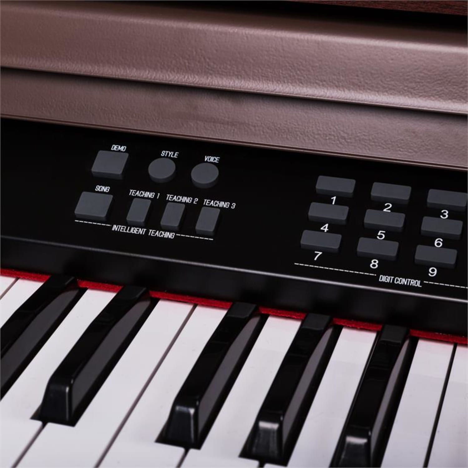 Subi88P2, 88 kláves, e-piano, hnědé Hnědá