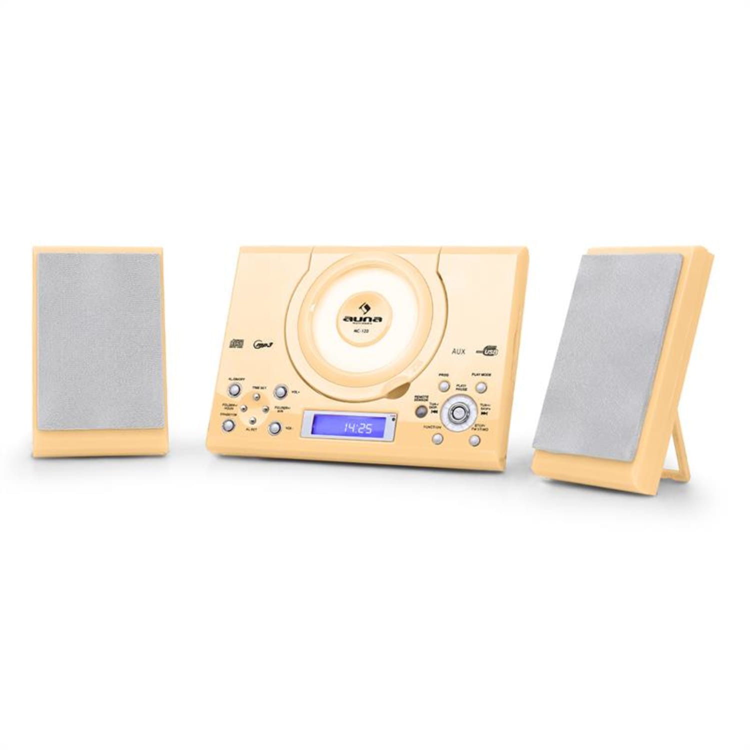 MC-120 impianto stereo MP3 USB color crema 