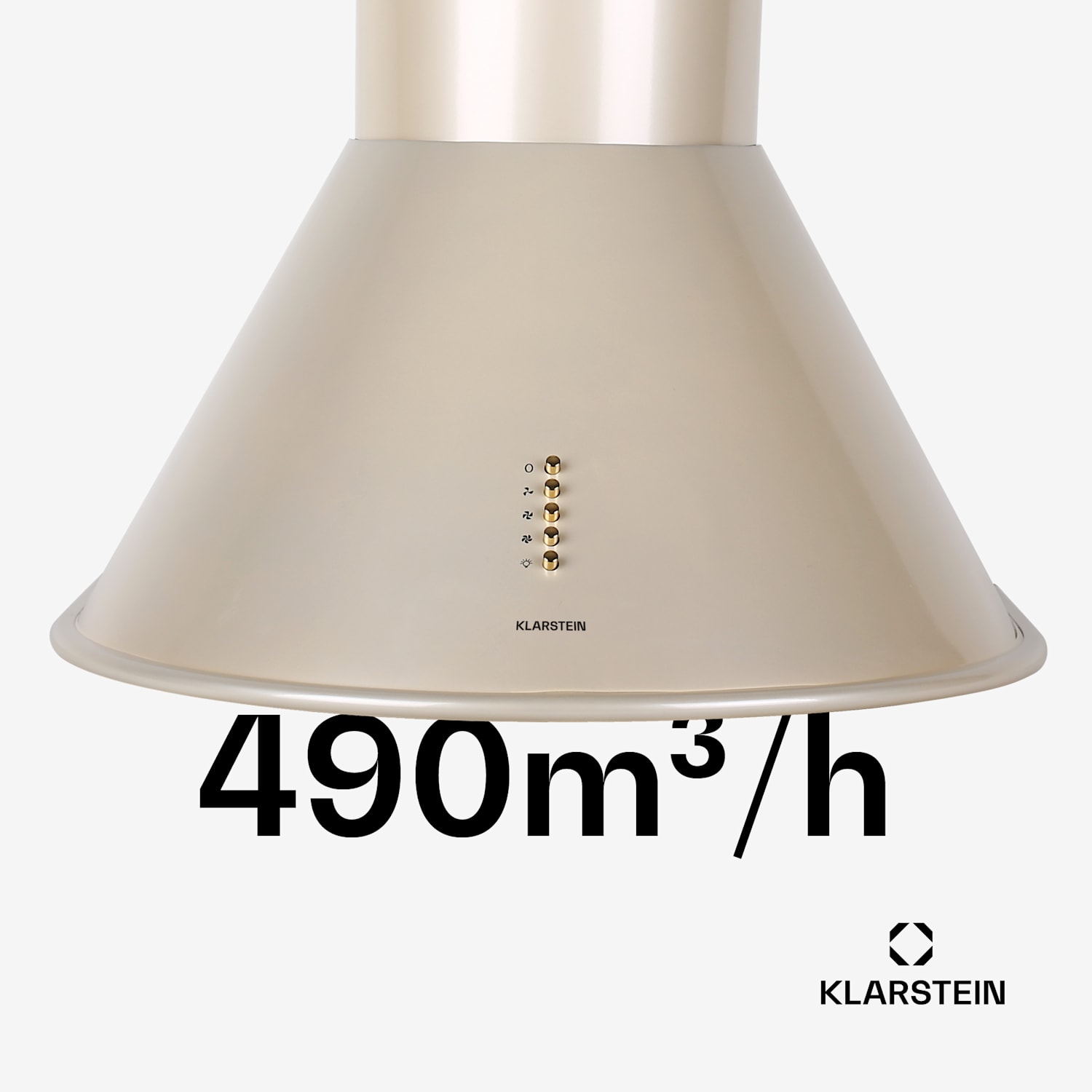Lumio Primo retro-liesituuletin 60 cm 352 m³/h LED-valot 400 m³/h | Nikkeli Metallinen