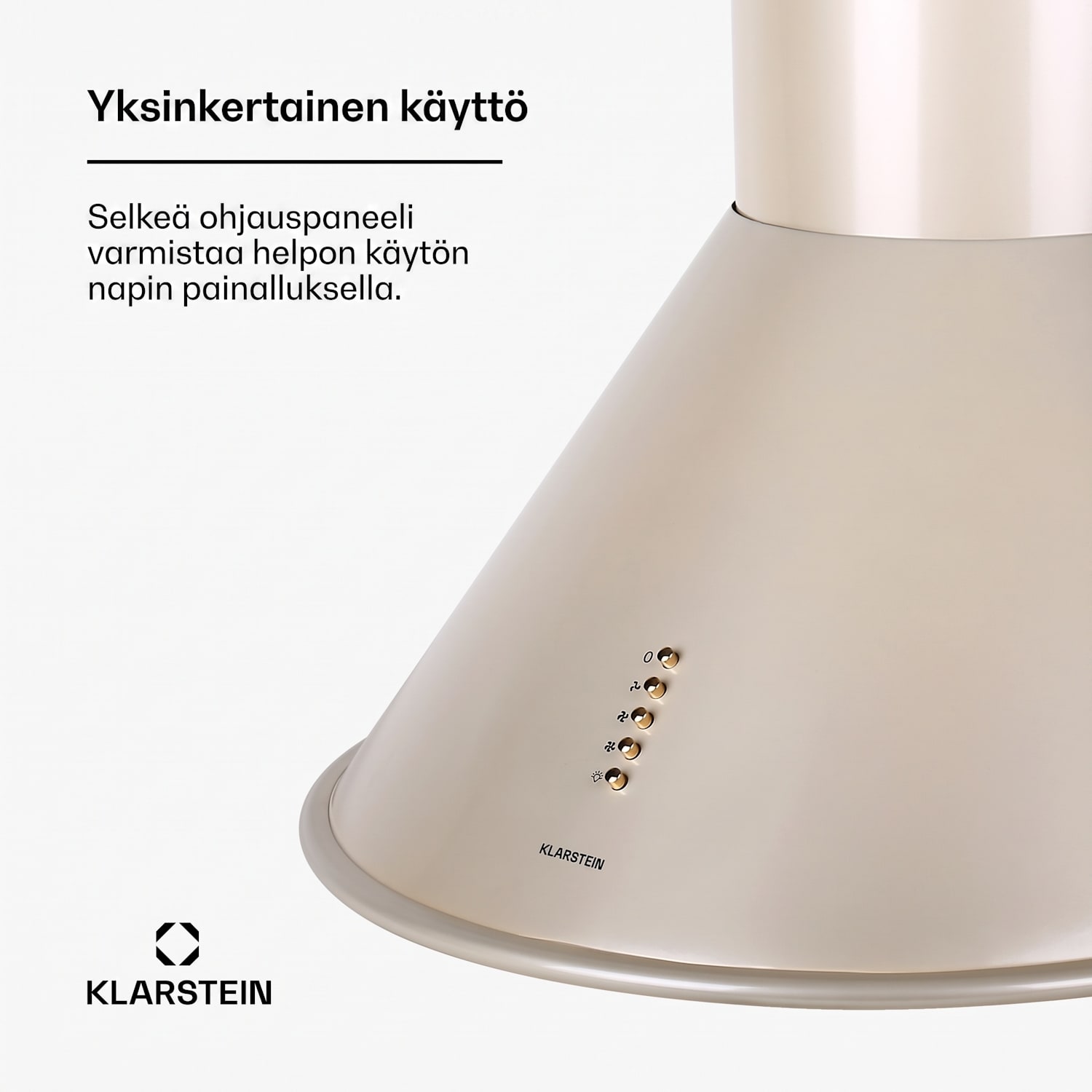 Lumio Primo retro-liesituuletin 60 cm 352 m³/h LED-valot 400 m³/h | Nikkeli Metallinen