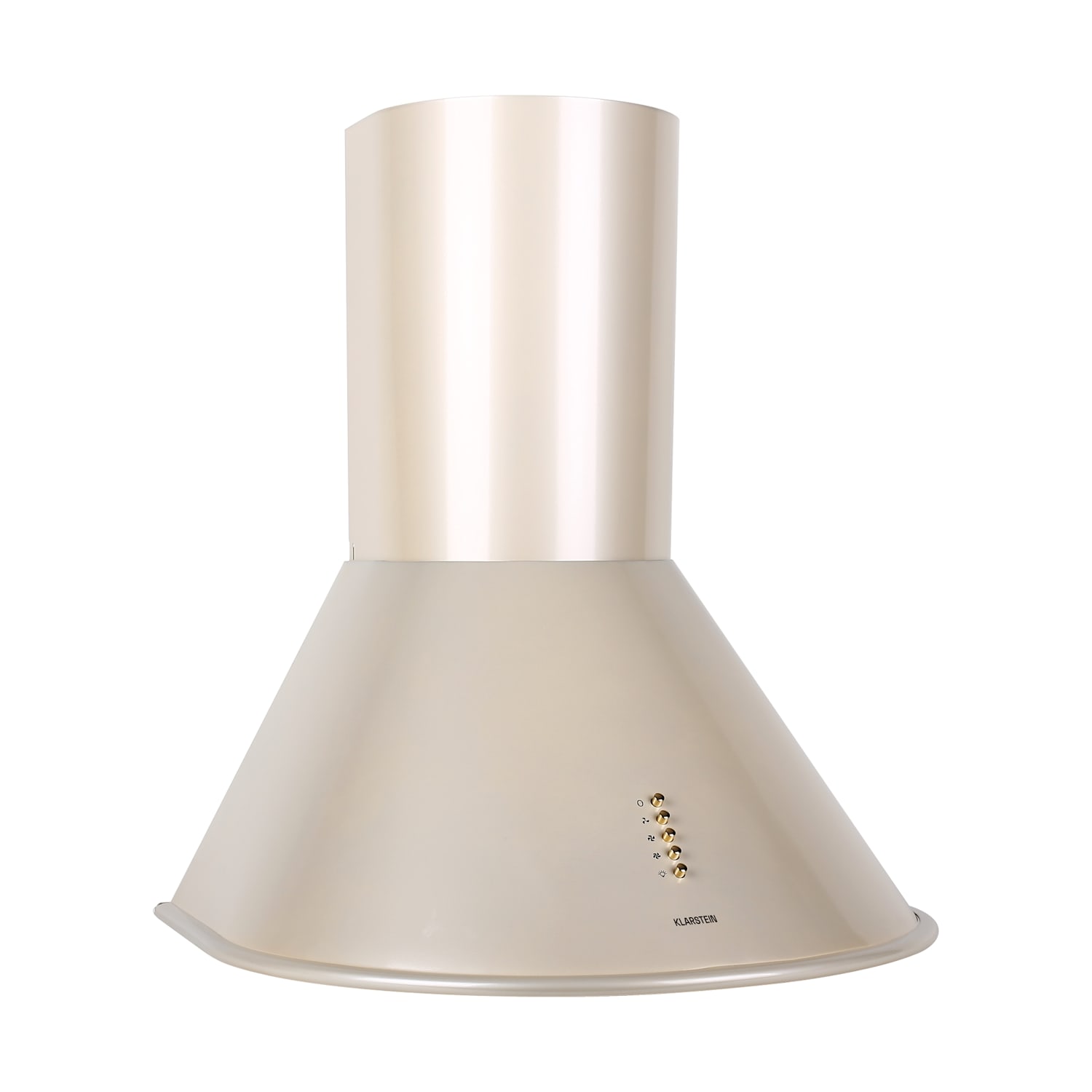  Lumio Primo Retro-Dunstabzugshaube 60cm 490 m³/h LED-Leuchten Nickel-Metallic