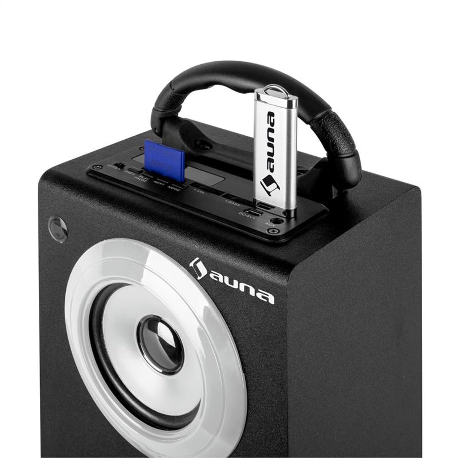 Beachboy XXL, bluetooth reproduktor, stříbrný, USB, SD, AUX, FM Stříbrná | XXL
