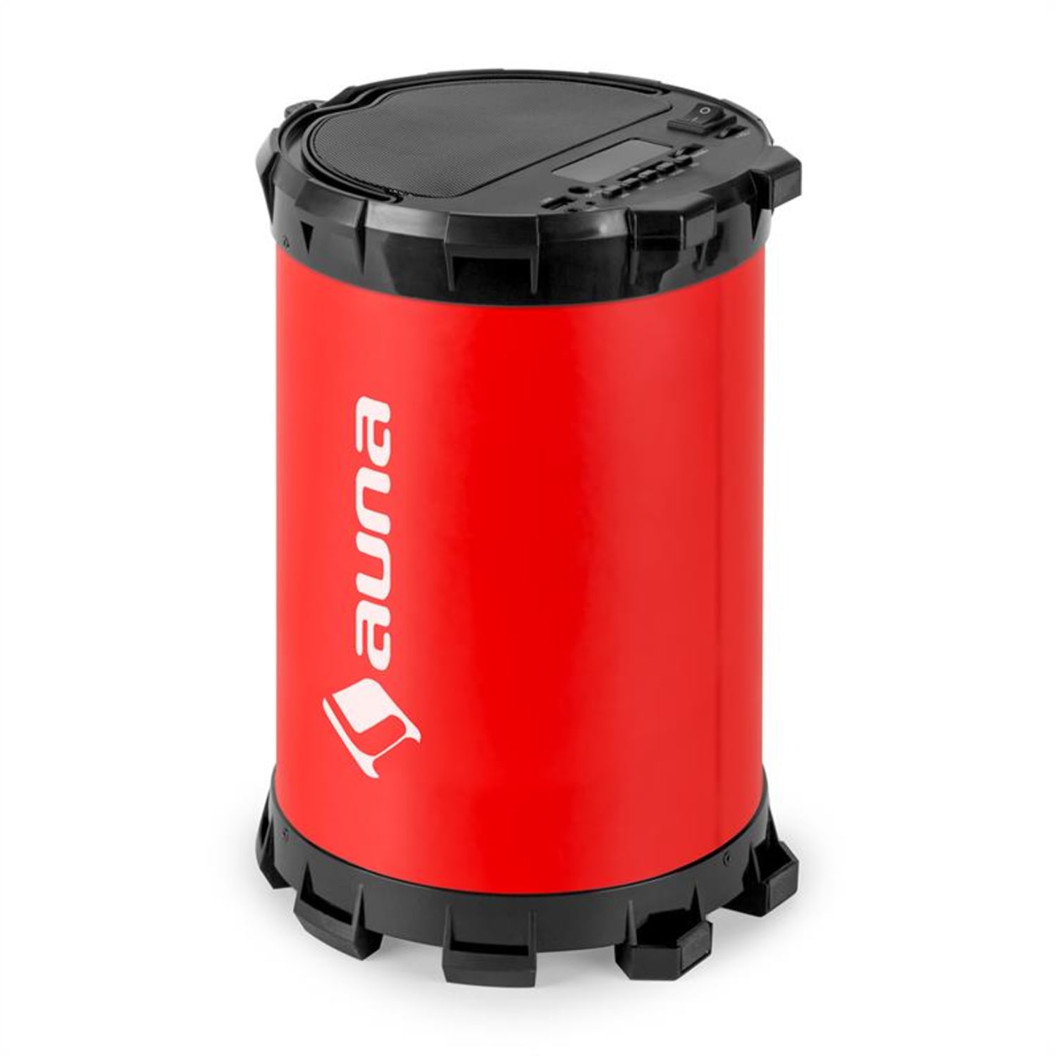 Dr. Red Boom Enceinte Bluetooth 2.1 USB SD FM 20w max. -rouge Rouge