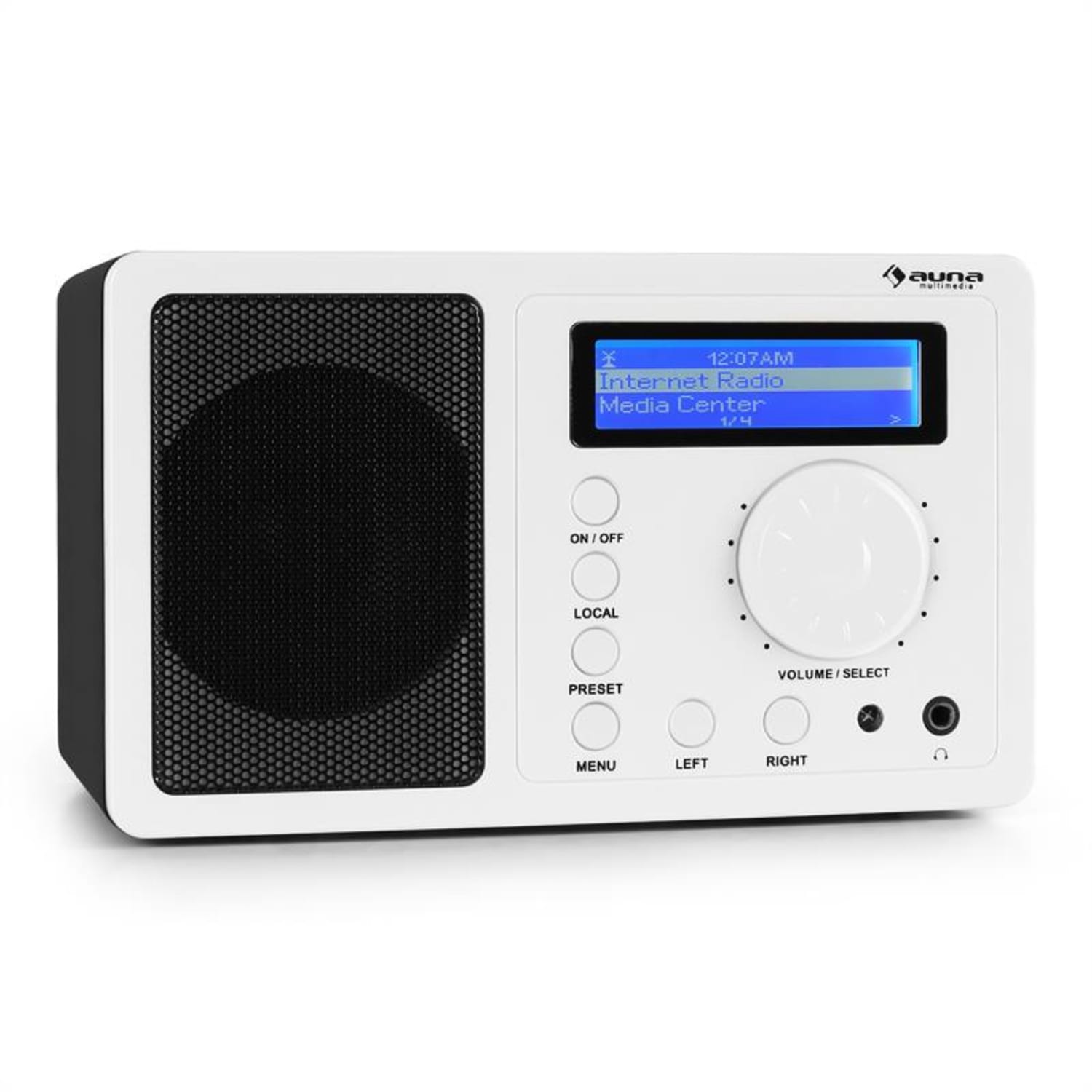 IR-130 Radio internet WiFi streaming musique sans fil - blanche 